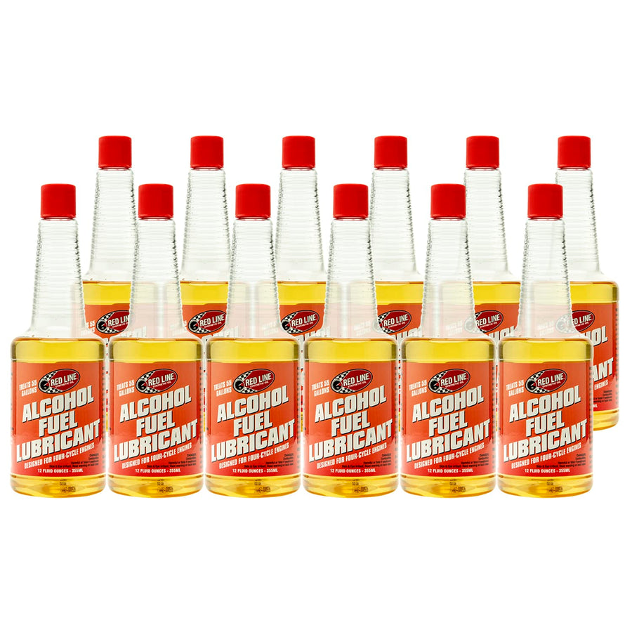 Four Cycle Alcohol Fuel Lubricant Red Line - 12 Ounce (12 Pack)