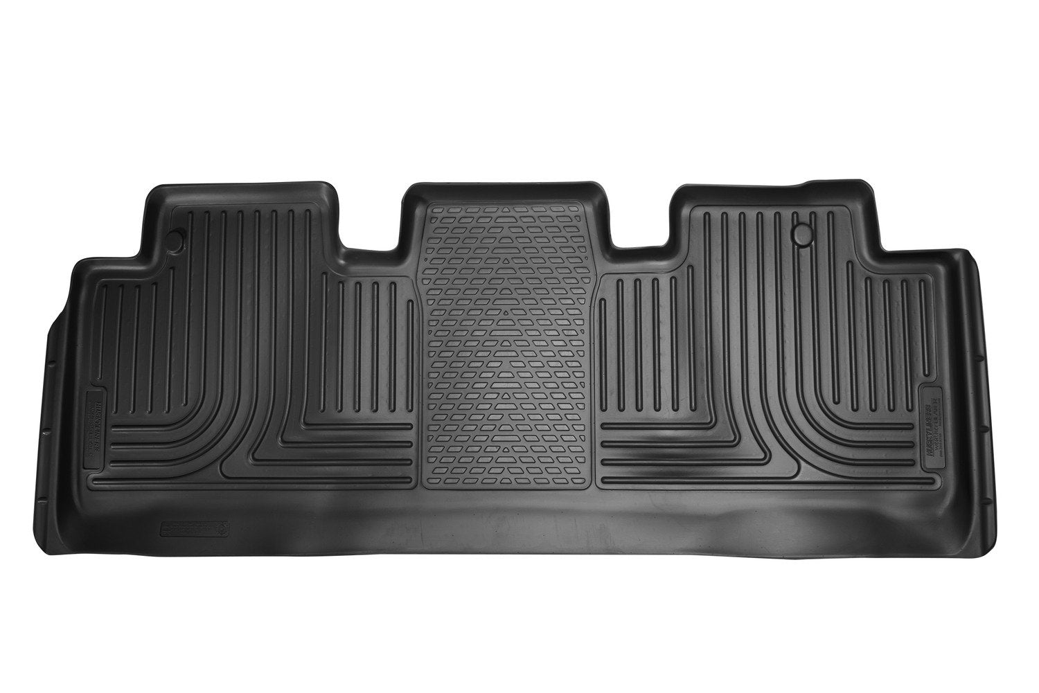 Weatherbeater Husky Liners Floor Mats | Fits 2011-2017 Honda Odyssey | 2nd Row, 1-pc Black - 19881