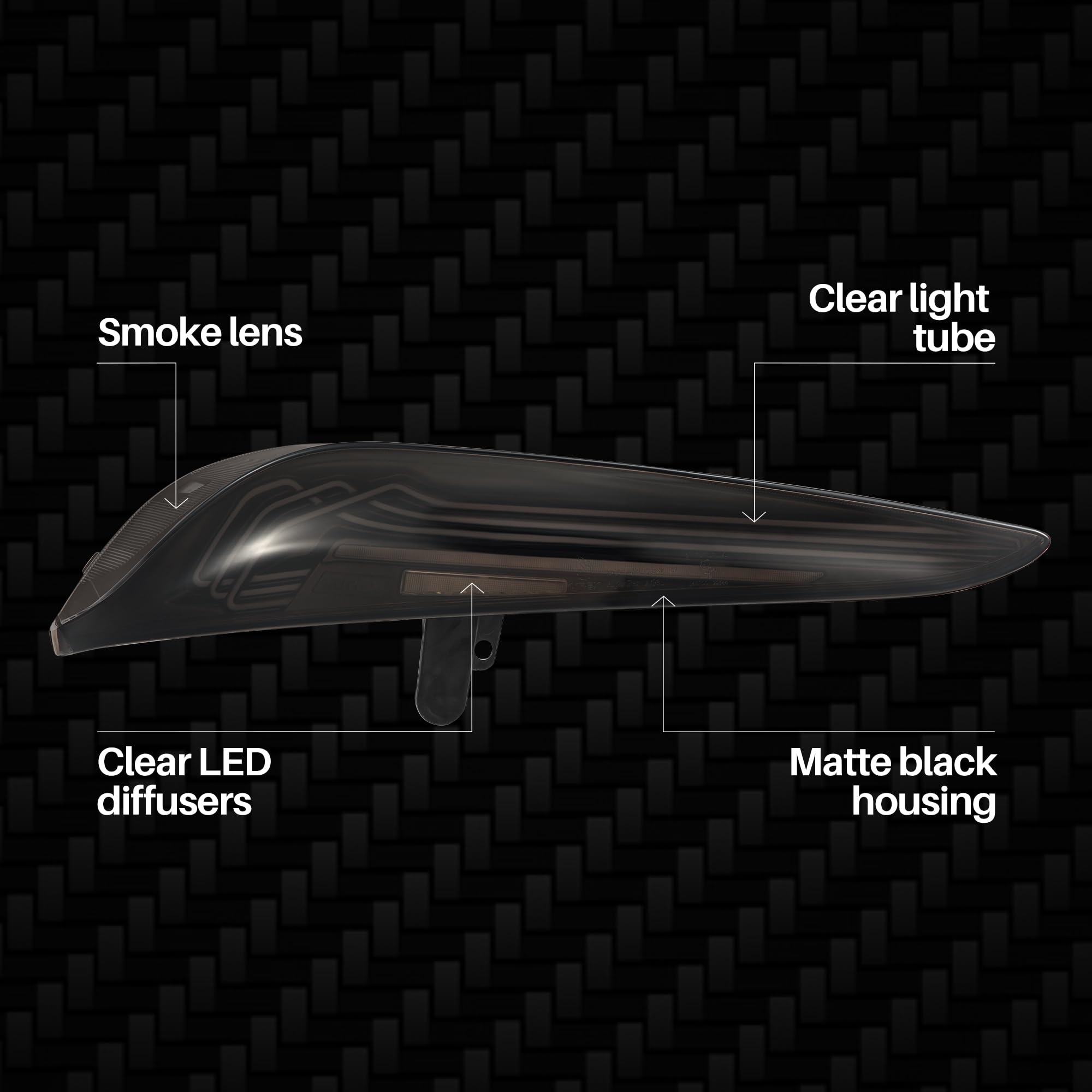 Alpharex LED Tail Lights LUXX-Series Compatible With 20-25 Supra CSL Laser Style Alpha-Black