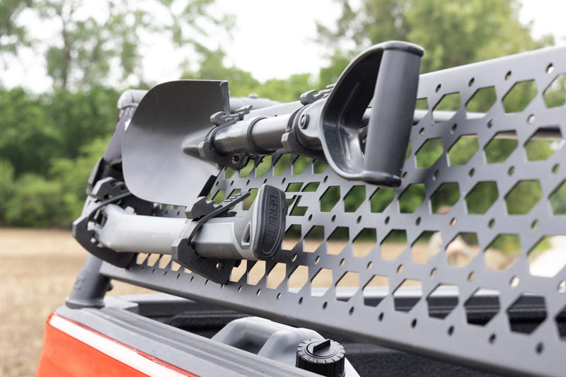 Rubber Molle Panel Rough Country Adjustable Clamp Kit 5/8" to 1-3/8" - 25 lb Capacity, Universal Fit, 2-Pack