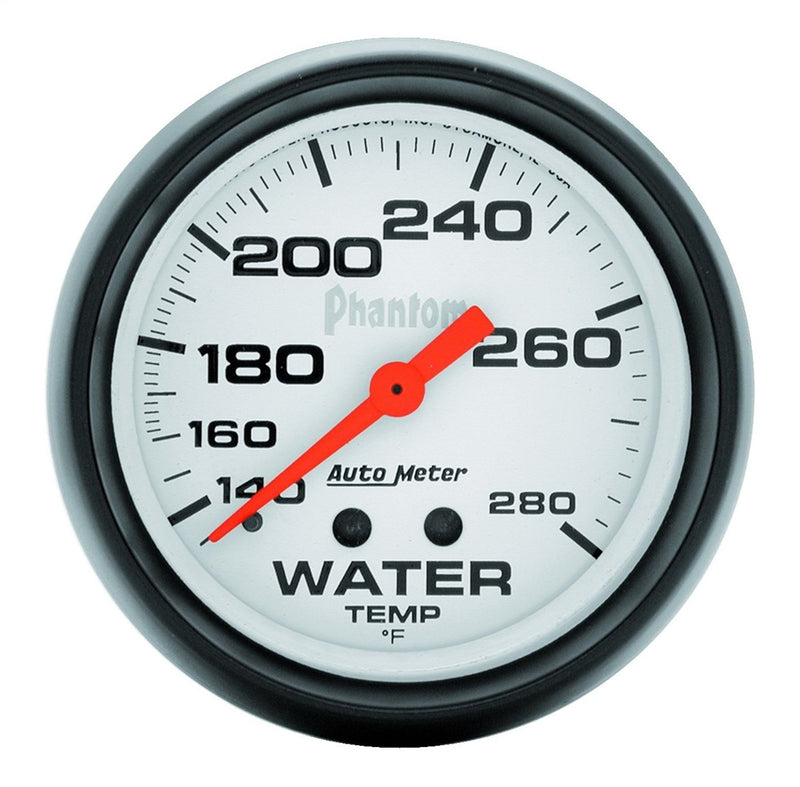 Auto Meter Phantom Mechanical Water Temperature Gauge 5831