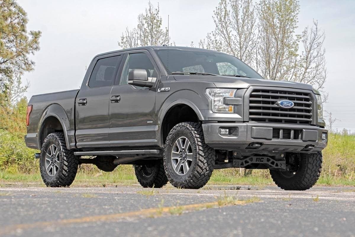 4" Rough Country Suspension Lift Kit for 2015-2020 Ford F-150 4WD - 55530