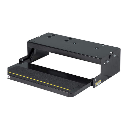Kwikee Electric Step Assembly 26 Series, Standard Drive Operation, Power Switch Kit for RV, Travel Trailers, 8.5" Step Rise, Anti-Slip Surface, 12V DC Motor, Steel Construction - 3711361
