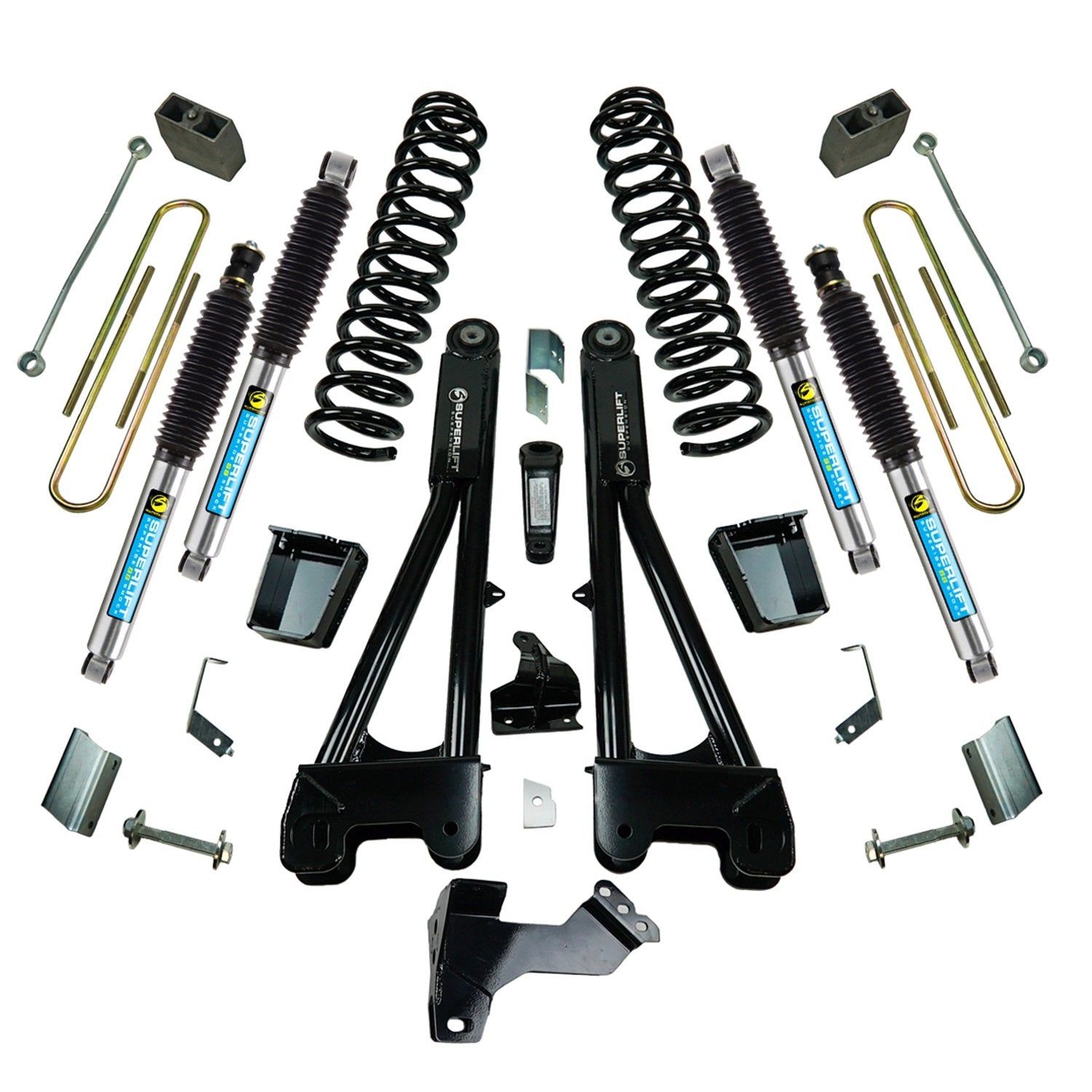 SUPERLIFT SUSPENSION RealTruck 6" Lift Kit for Superduty | Complete Lift Kit with Front & Rear Bilstein 5100 Series Shocks and Replacement Radius Arms | K989B | Fits 2011-2016 Ford F-250 / F-350