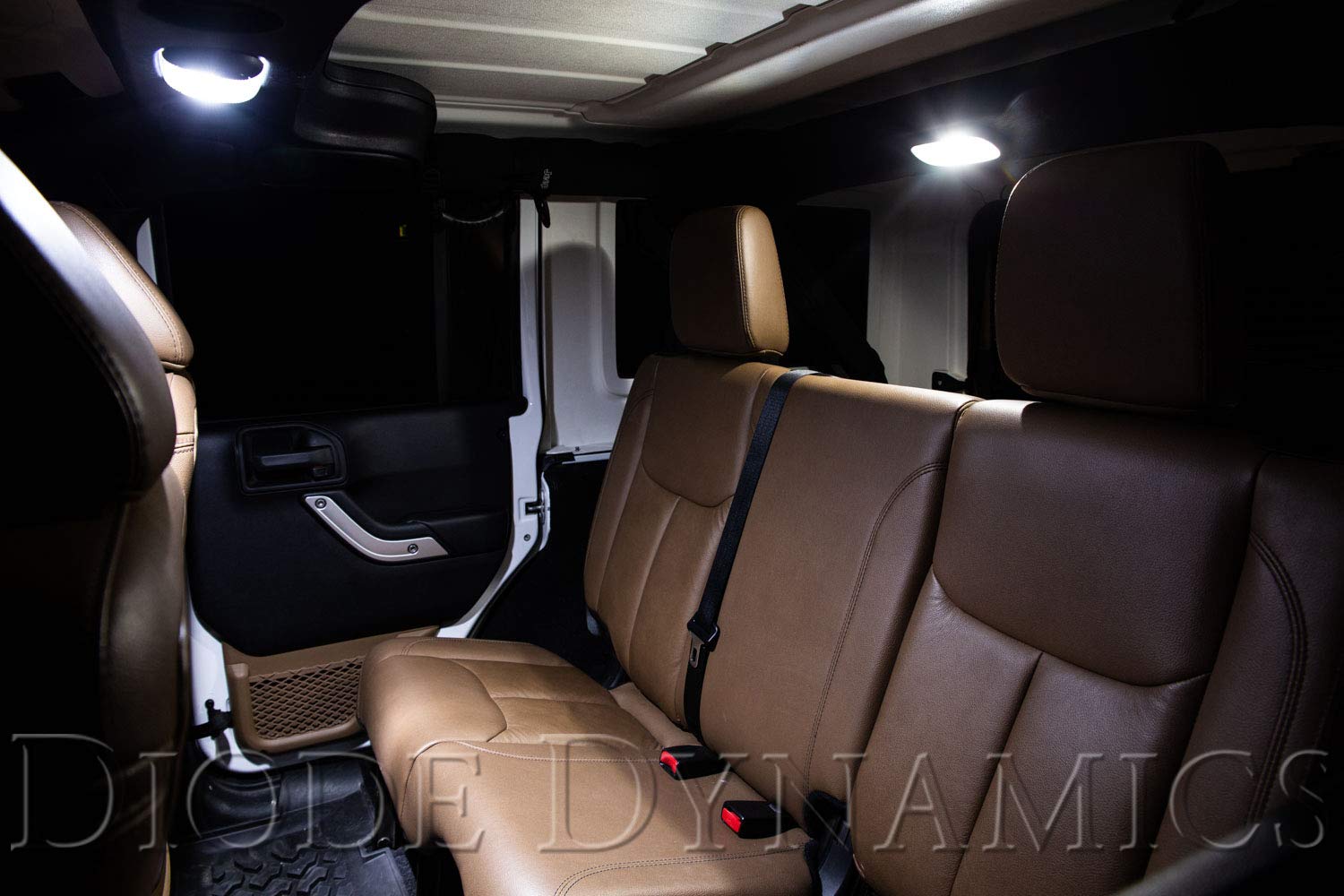 JK Wrangler 4dr Interior Kit Stage 1 Red Diode Dynamics