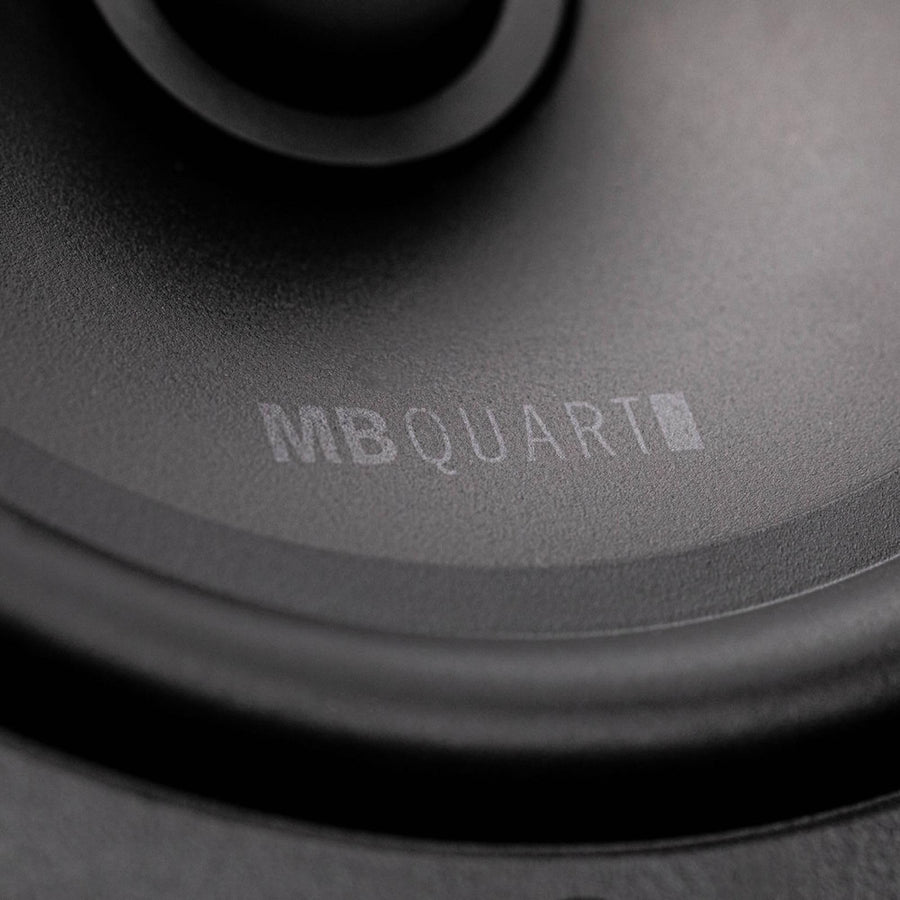 MB Quart 4" Discus High-Performance 2-Way Car Audio Component Coaxial Speakers, 80W Peak Power, 40W RMS, 4 Ohm, and 88db Sensitivity