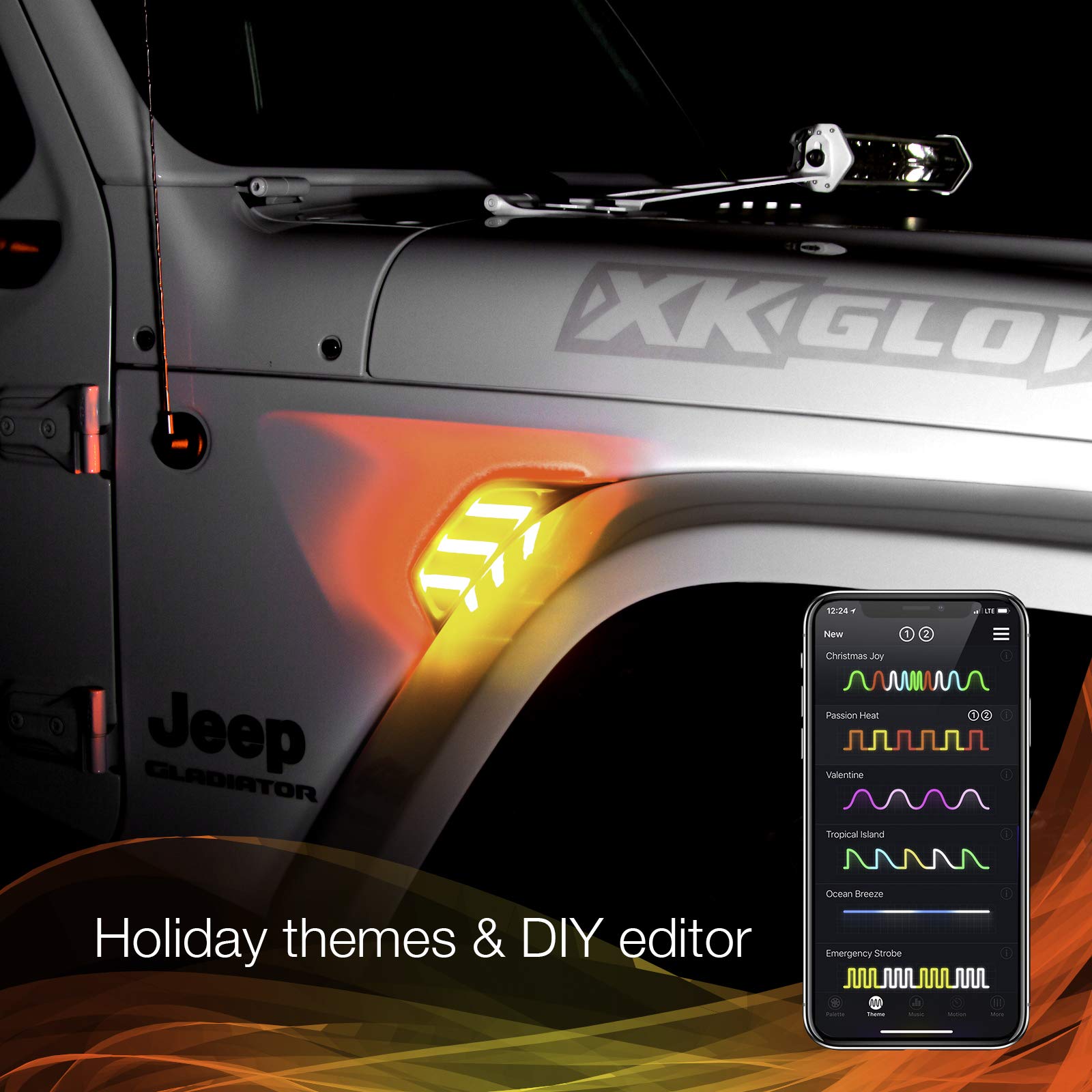 XK-Vent-RGB-KIT XKGLOW Fits Jeep Wrangler