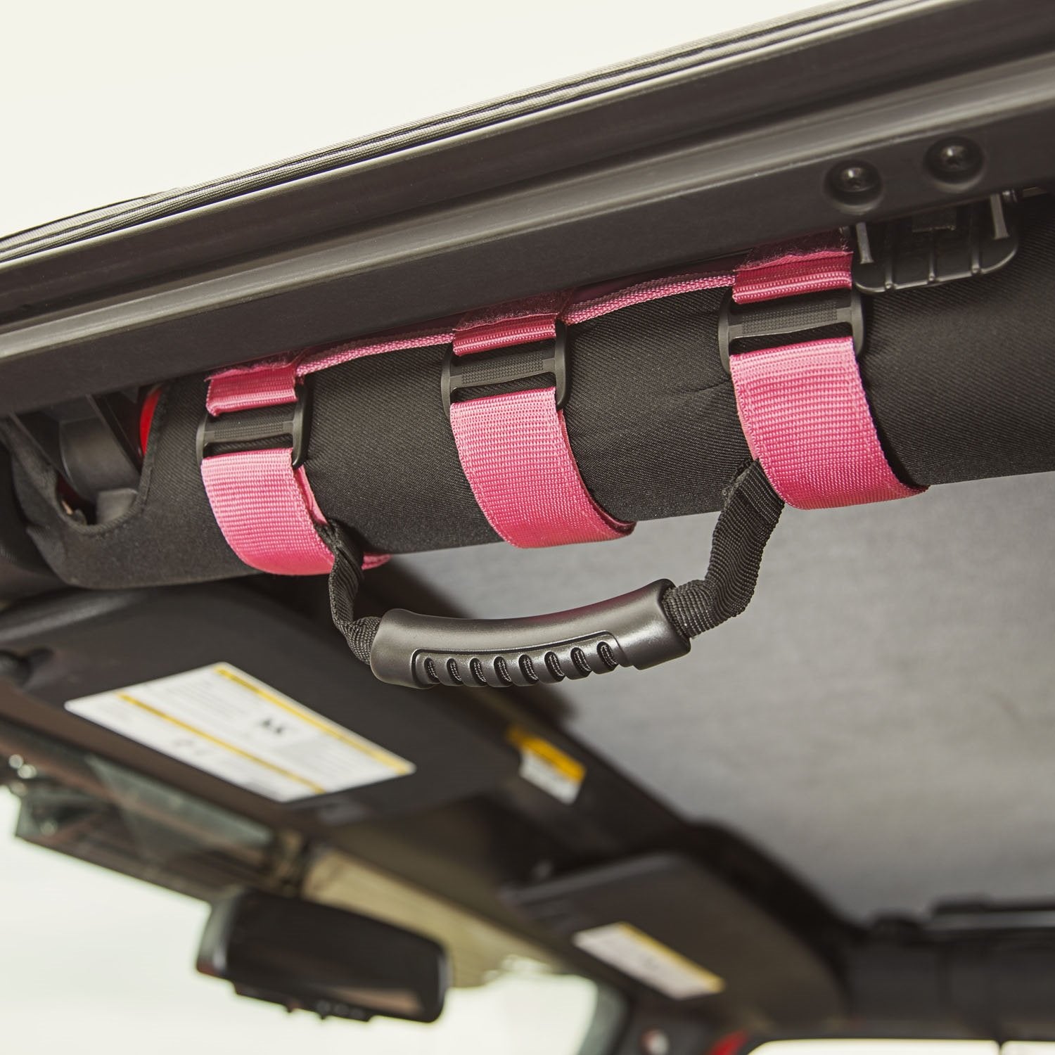 Rugged Ridge Ultimate Grab Handle Kit 13505.01, Pink; 55-Current Jeep CJ/Wrangler / 20-Current Gladiator