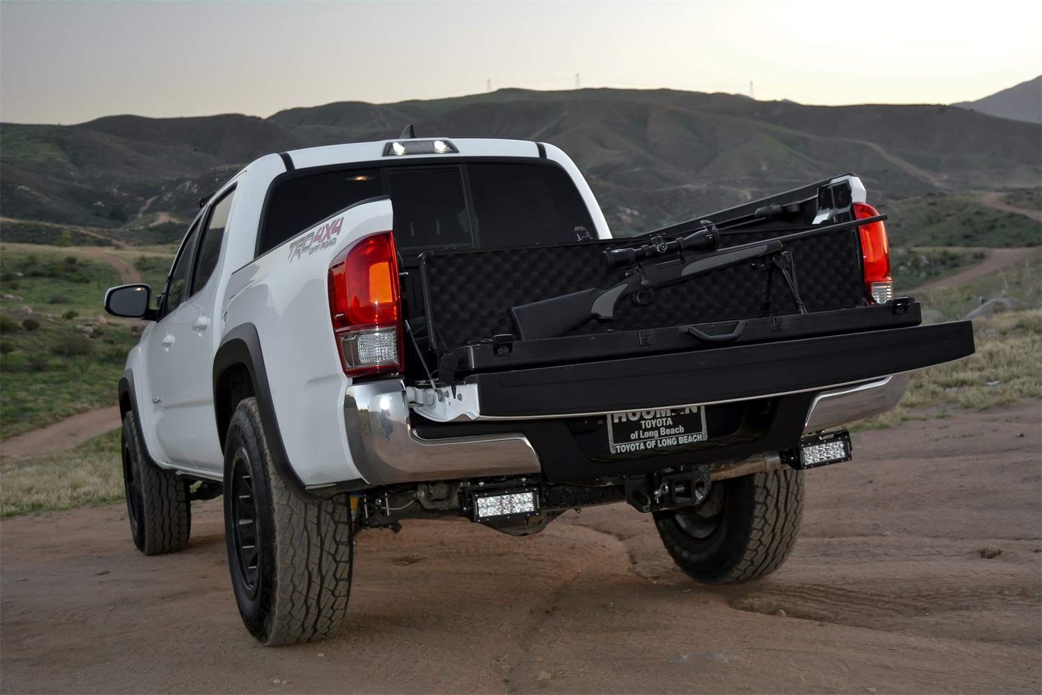 ZROADZ LED Mounting Bracket & Kit Under Rear Bumper - Compatible w/ 2005-2014 Toyota Tacoma - with (2) 6 Inch ZROADZ LED Lights (Included) with Wiring Harness - PN Z389411-KIT