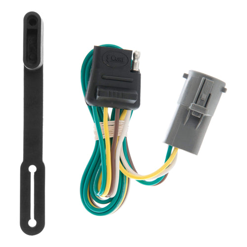 CURT 55241 Custom Vehicle-Side 4-Pin Trailer Wiring Harness, Fits Select Ford Explorer, Ranger, Mercury Mountaineer, Mazda B2500, B3000, B4000