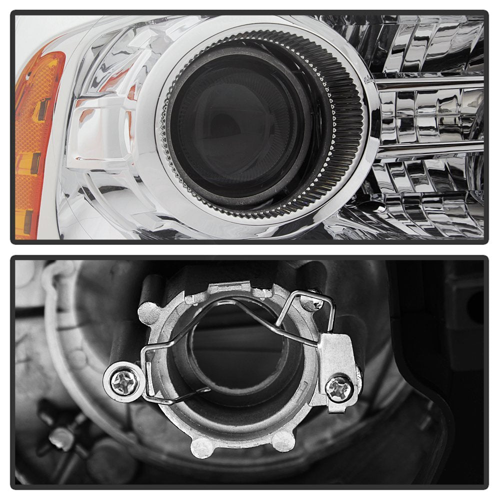 Halogen Models Xtune for Dodge Ram 2013-2017 (Only Fit Models with factory projector LED style) OEM Style Headlights - Chrome