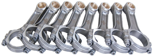 Connecting Rod Eagle, I Beam, 5.400 in Long, Bushed, 3/8 in Cap Screws, Forged Steel, Small Block Ford, Set of 8