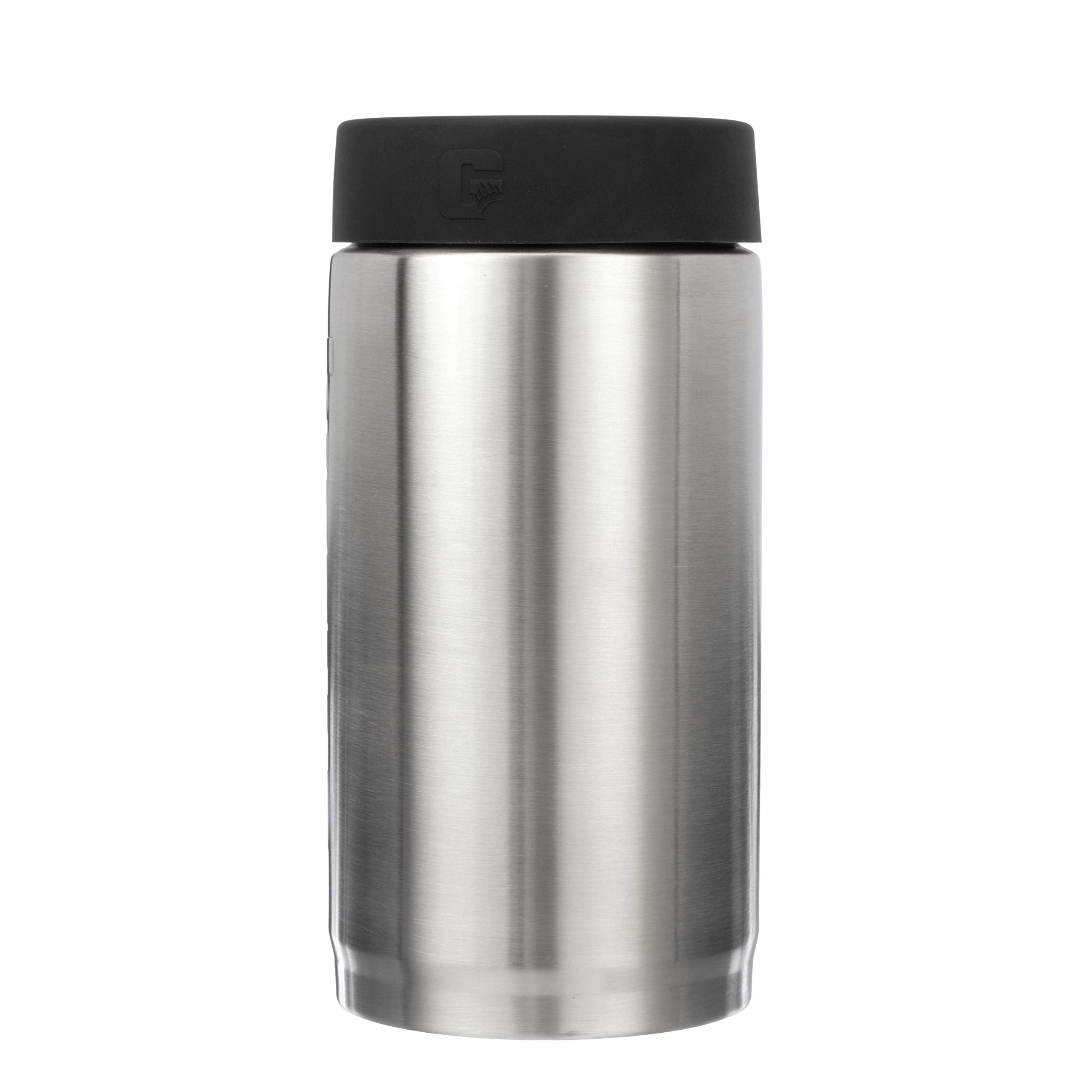 16 oz Grizzly Grip Pounder | Stainless Steel Vacuum Insulated Can Cooler | For 16 oz Tallboy Beer and Energy Drinks Reusable Durable | Brushed Stainless