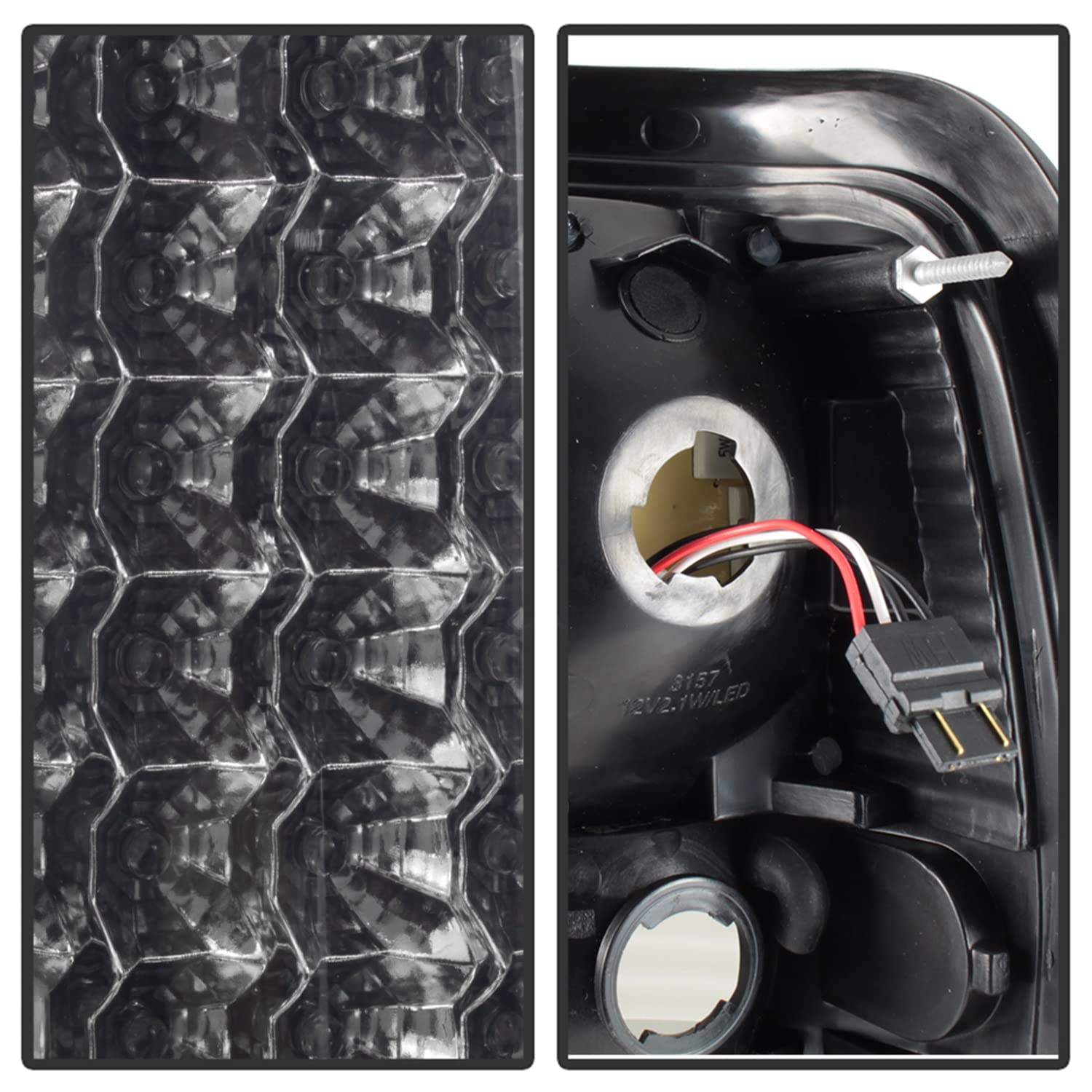 LED Tail Lights Xtune (ALT-ON-DRAM94-LED-SM), Smoke