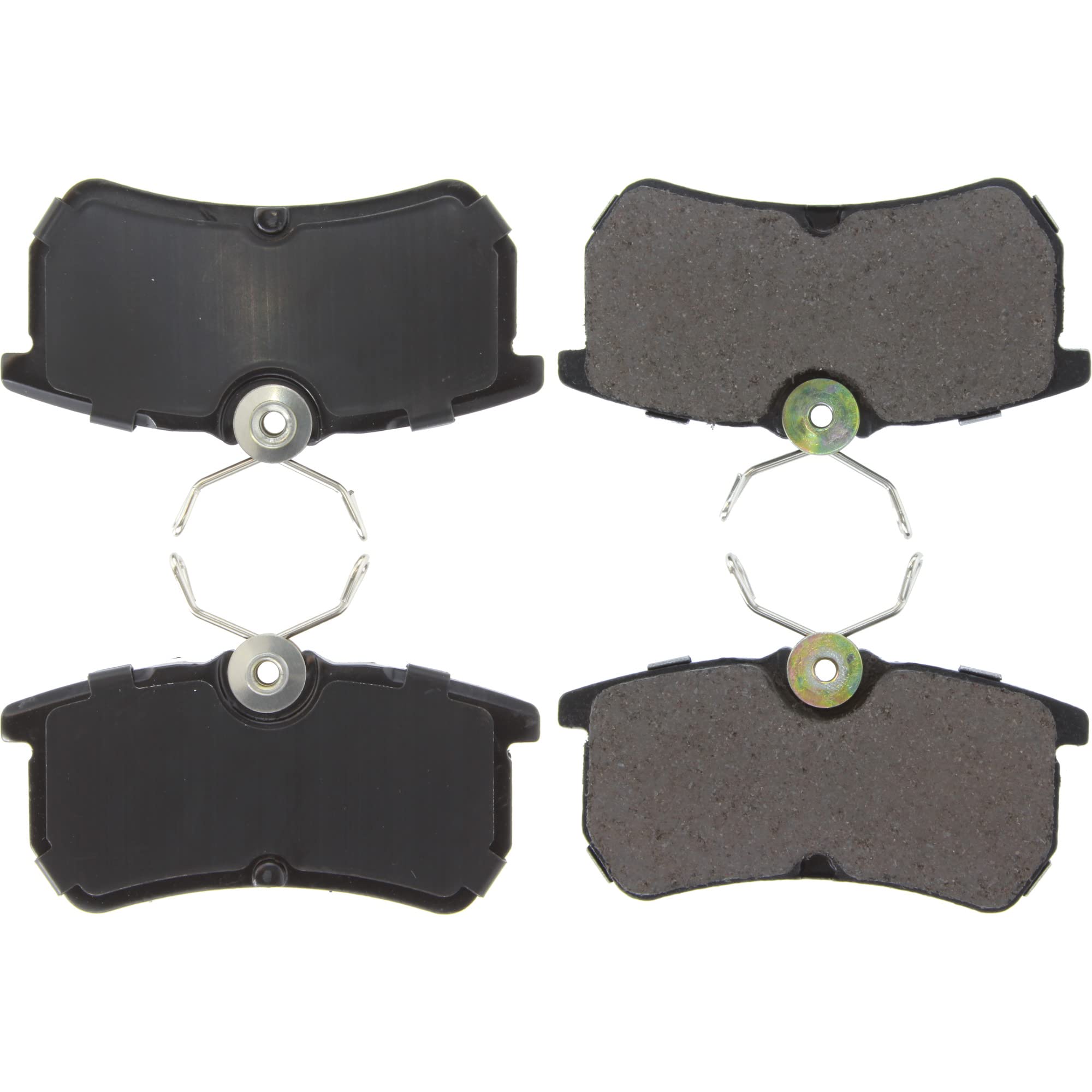 Centric Posi Quiet 105.08860 Premium Ceramic Disc Brake Pad Set For 2019-2014 Ford Fiesta, 2007-2000 Ford Focus