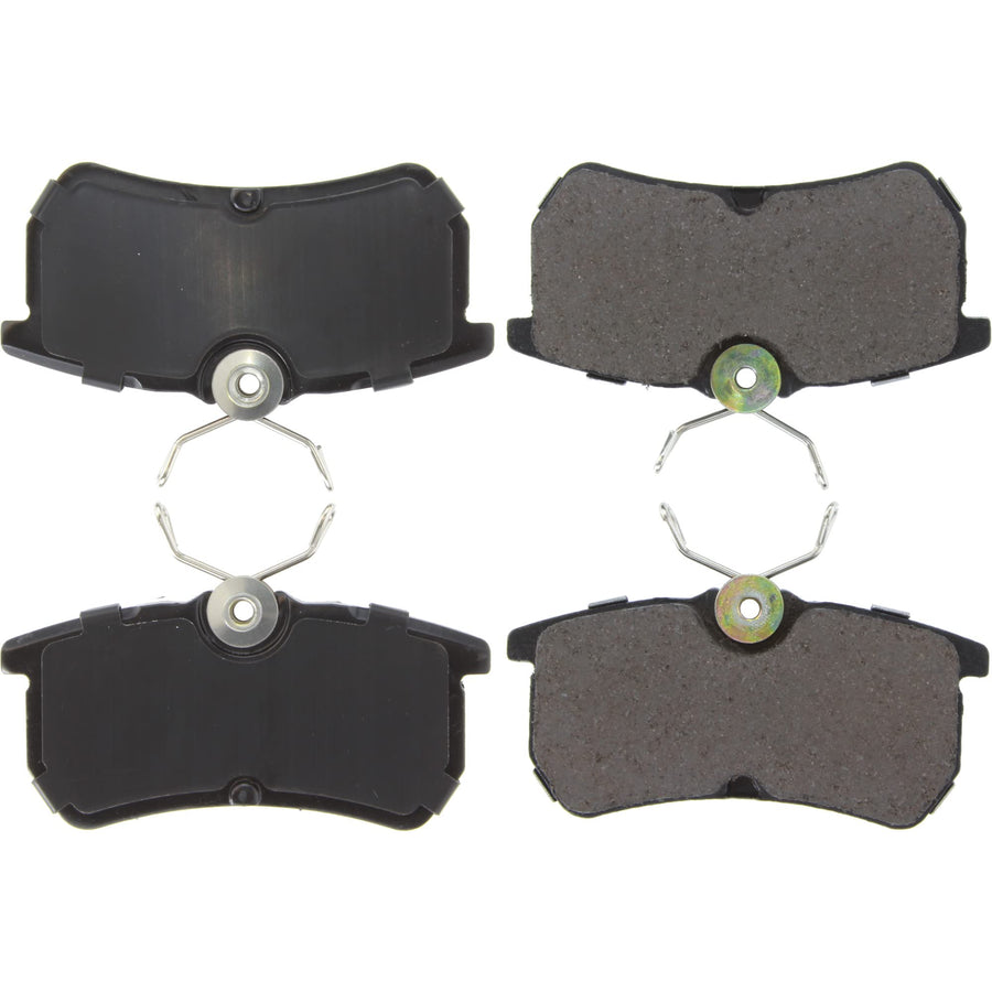 Centric Posi Quiet 105.08860 Premium Ceramic Disc Brake Pad Set For 2019-2014 Ford Fiesta, 2007-2000 Ford Focus