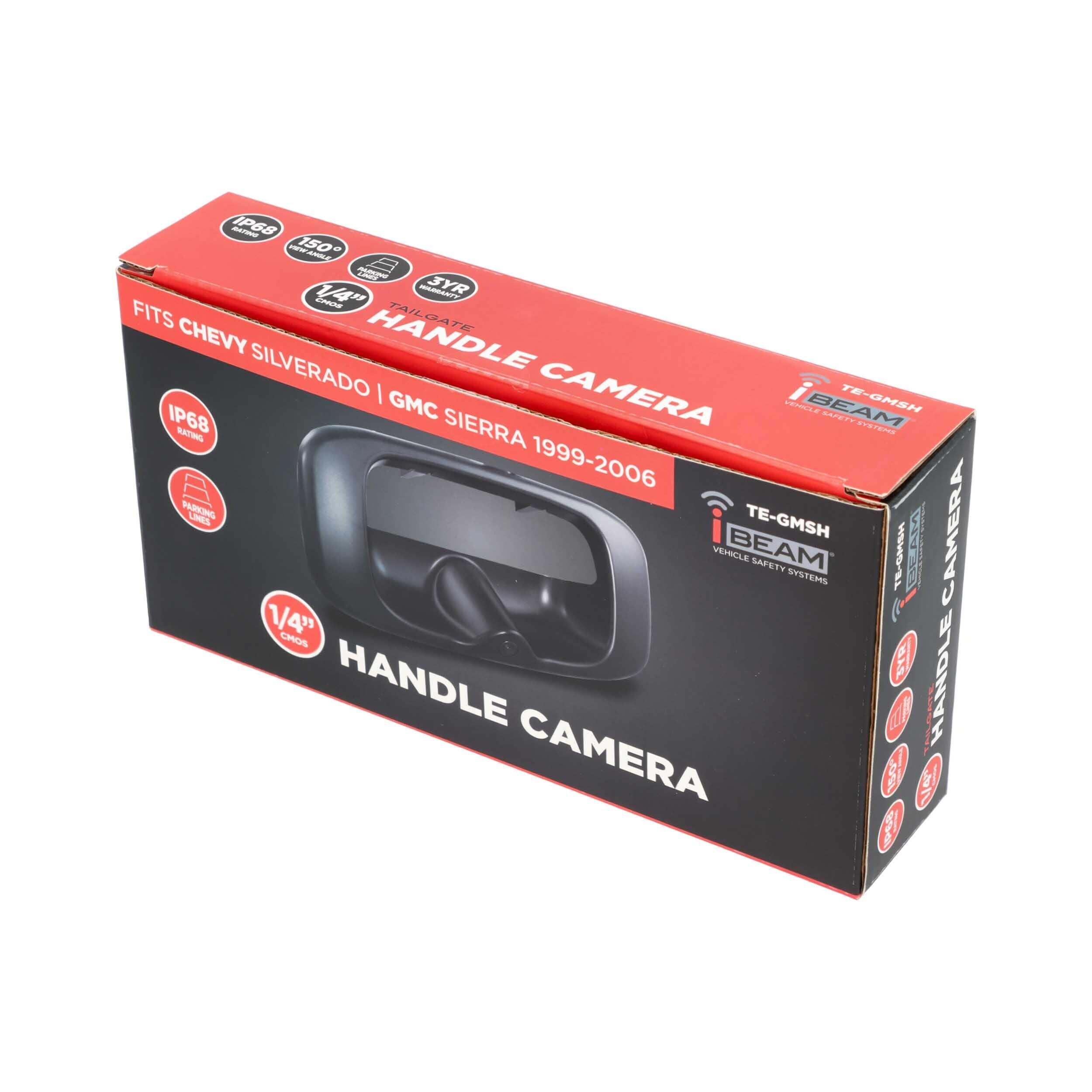 iBeam Automotive TE-GMSH Tailgate Handle Camera Compatible with 1999-2006 Chevrolet Silverado and GMC Sierra
