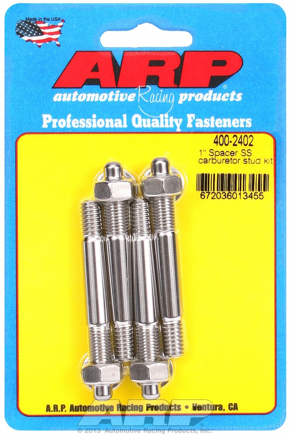 Carburetor ARP 400-2402 Stud Kit