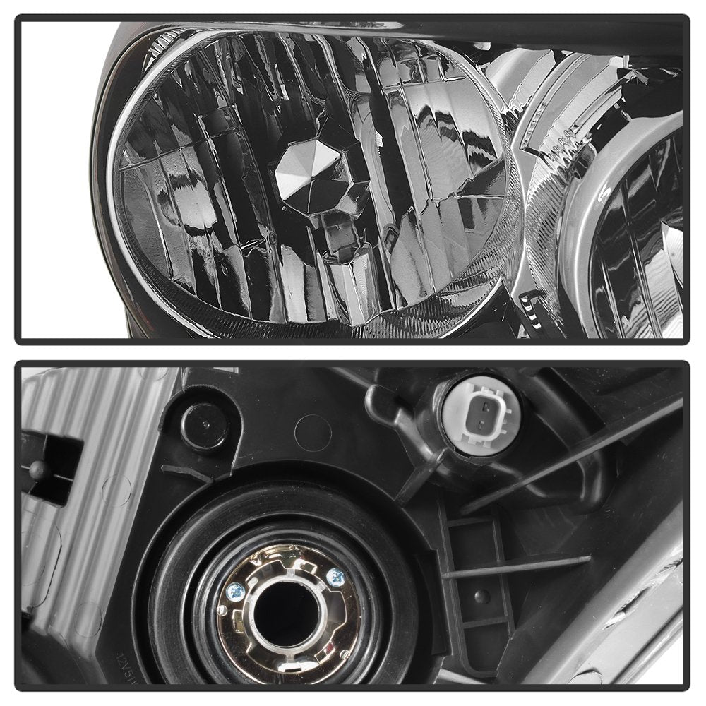 Crystal Xtune Headlights (HD-JH-HA08-4D-AM-BK)