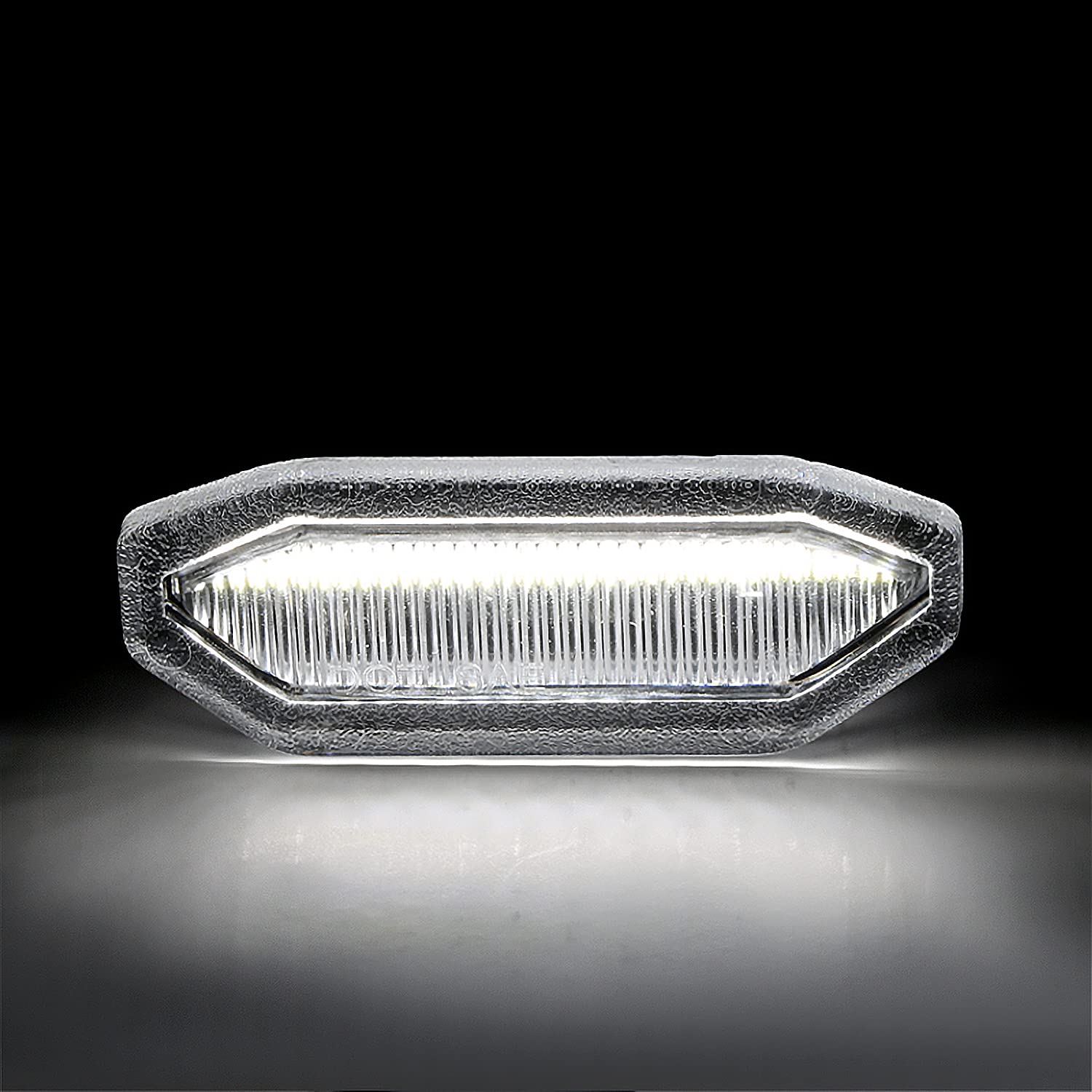 Front Grille Insert Led Drl Driving Lights Lamps SPEC-D TUNING Compatible with Ford Mustang 2015-2017 L+R Pair Assembly