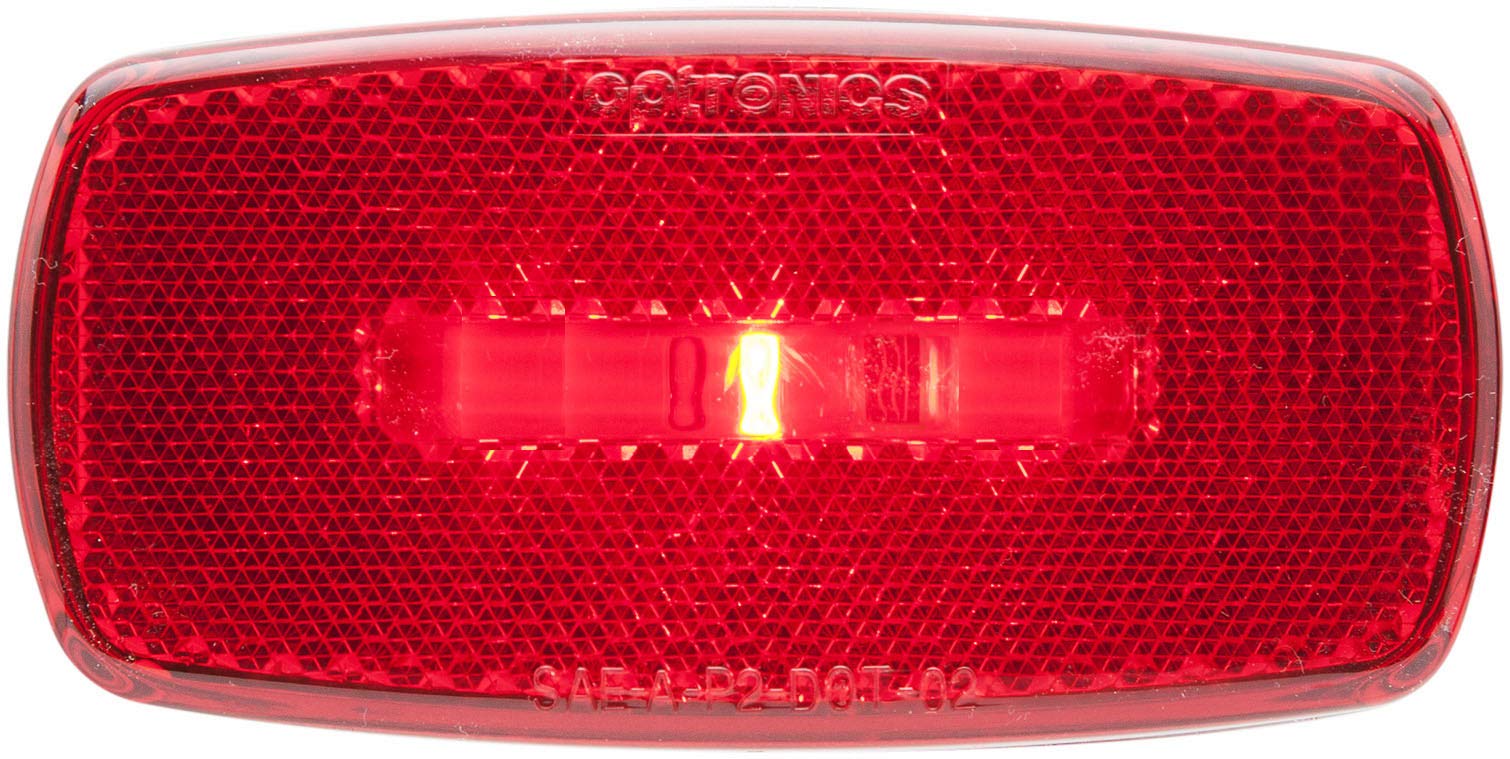 Red LED Optronics Marker/Clearance Light MCL0032RBBP