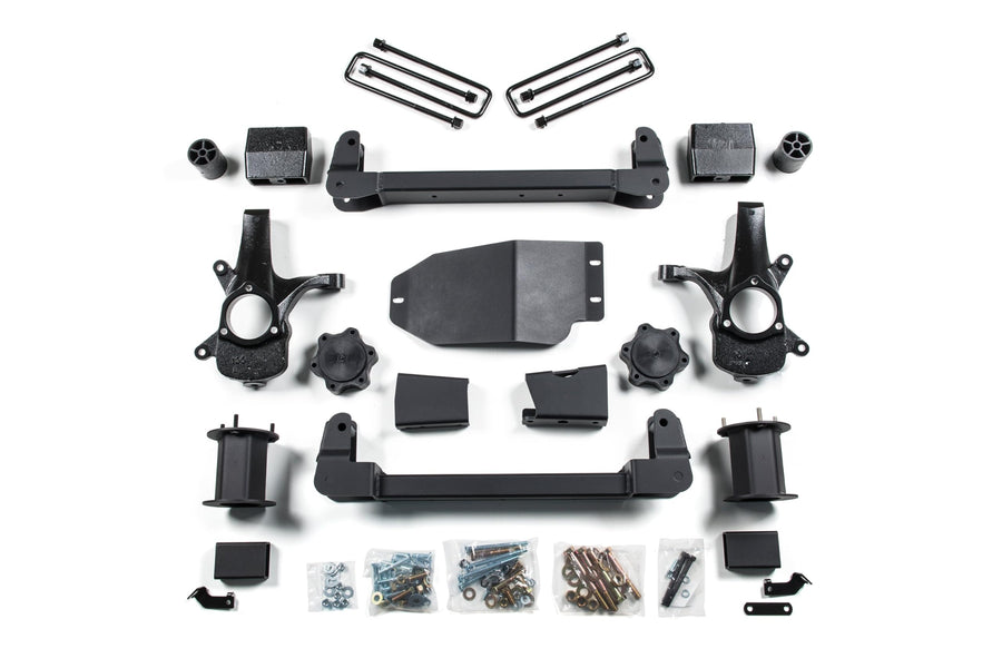 6.5 inch Zone Offroad ZONC40N Full Suspension Lift Kit (Fr & Rr) | Nitro Shocks | Compatible with Chevrolet Silverado/GMC Sierra 1500 4WD (07-13)