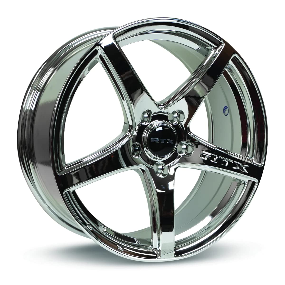 Custom RTX ILLUSION Wheel - 17x7.5, 42 Offset, 5x114.3 Bolt Pattern, 73.1mm Hub - Chrome PVD Rim