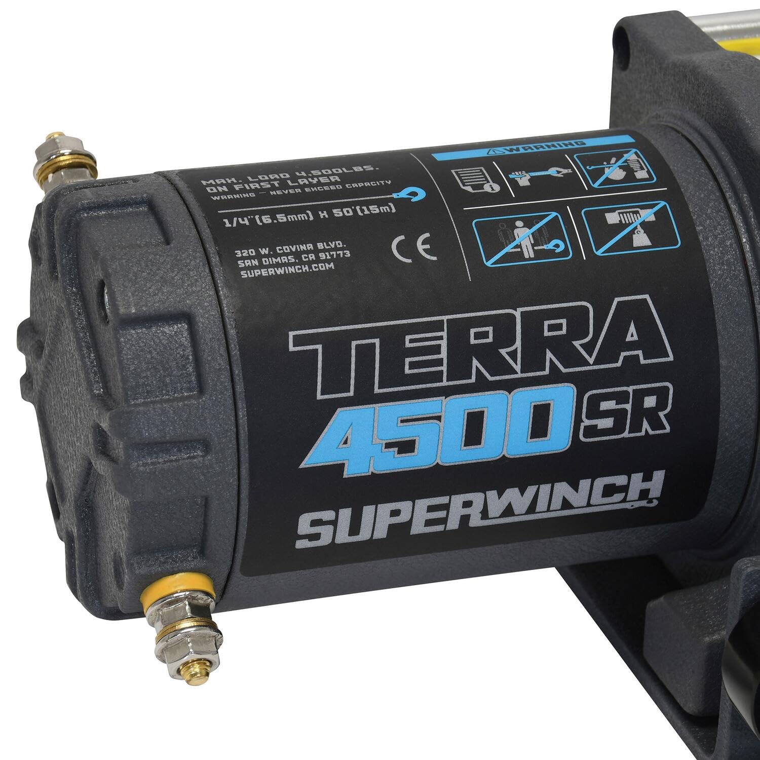 Winch 4500 lbs Roller Fairlead 50ft Synthetic