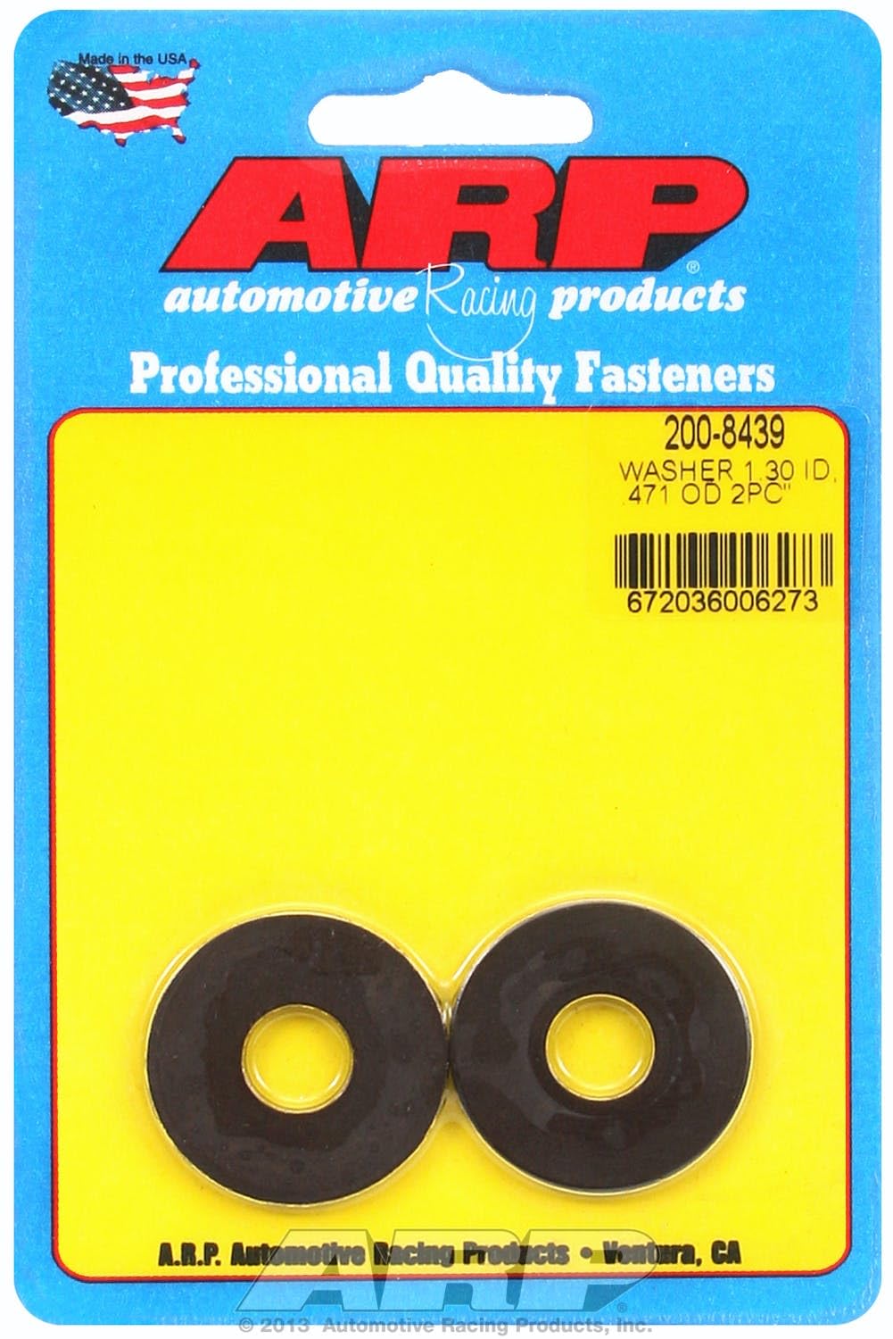 Chamfer Washer ARP (200-8439), Black