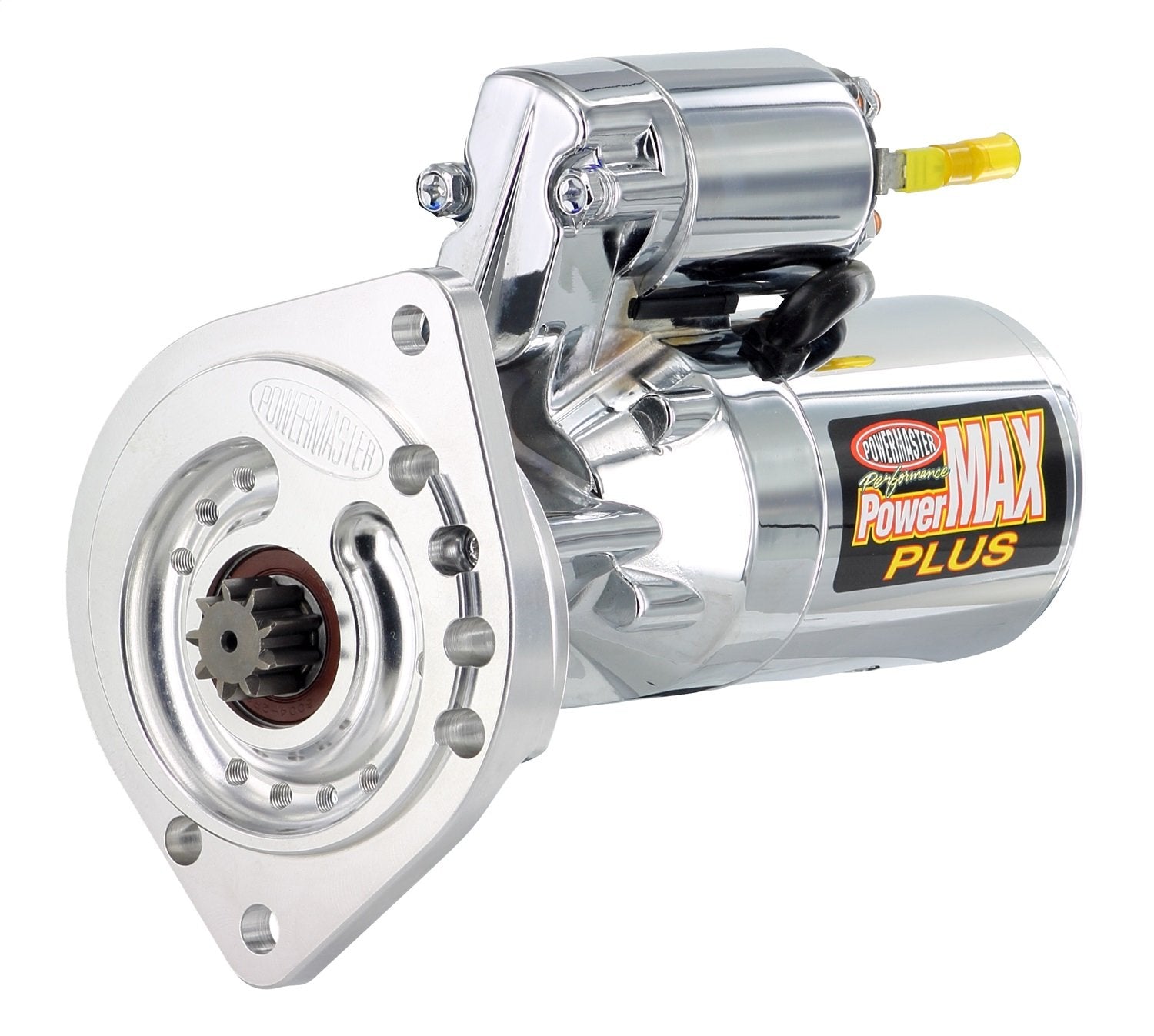 PowerMAX Plus Powermaster 19000-3 Starter (Ford [SB] V8 All A/T w/157T/164T, M/T 157T Flyw 3/4" Depth 14:1 Chrome), 1 Pack