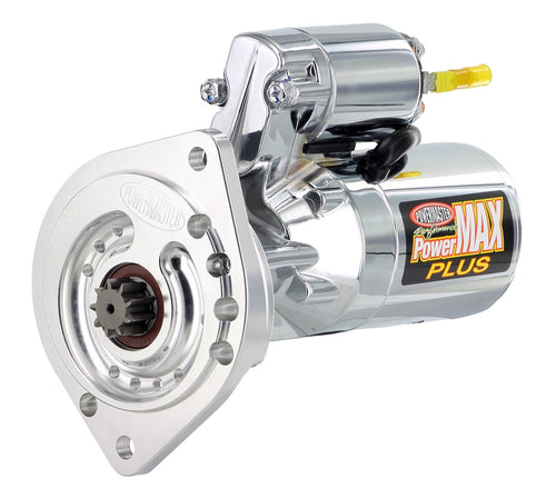 PowerMAX Plus Powermaster 19000-3 Starter (Ford [SB] V8 All A/T w/157T/164T, M/T 157T Flyw 3/4" Depth 14:1 Chrome), 1 Pack