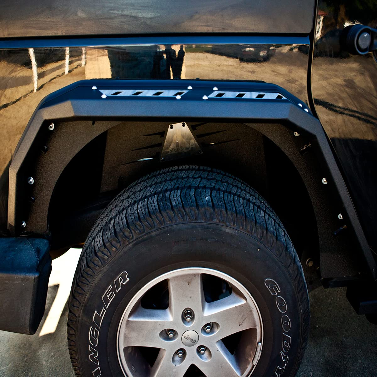 NIXON OFFROAD Rear Fender Flares Fit Replacement for 2008 2009 2010 2011 2012 2013 2014 2015 2016 2017 Jeep Wrangler JK 4 Door/2 Door for Wild Off-Road