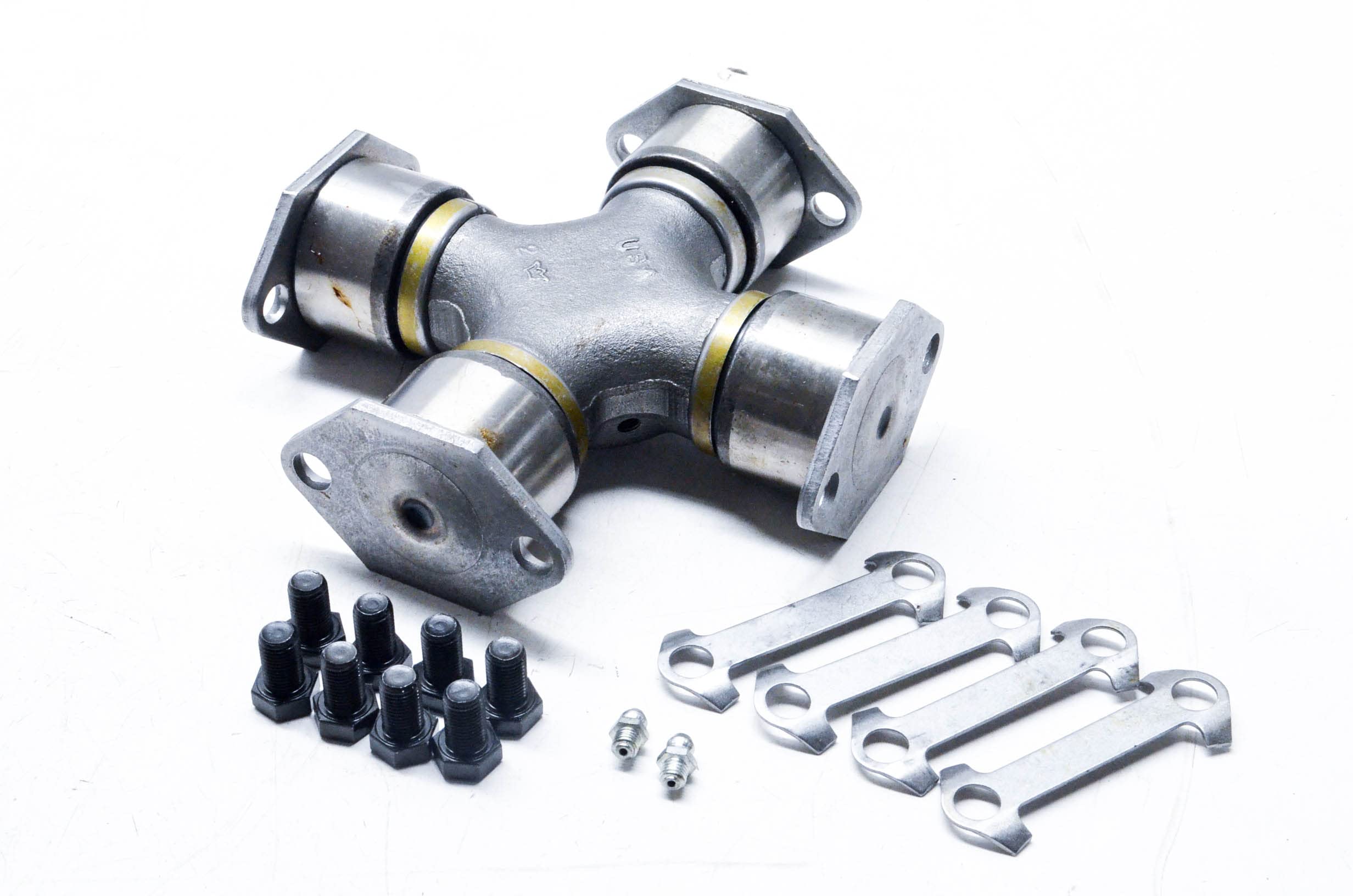 5-0280 Neapco Universal Joint 1710 Series, Round Bearing Plate, 1.937 in. Cap Diameter, 2 Lube Fittings