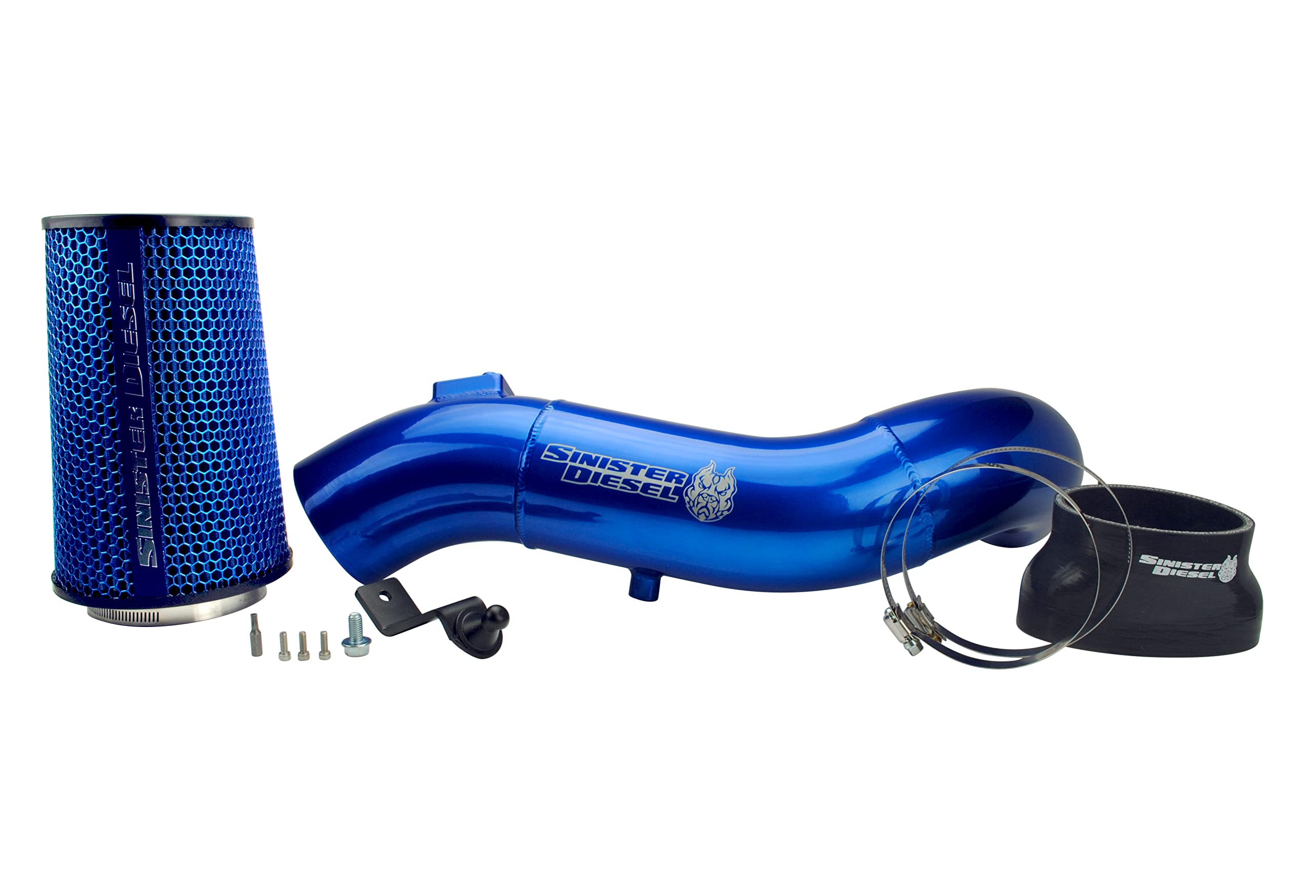 Cold Air Intake Sinister Diesel for 2017–2019 Ford Powerstroke 6.7L | High-Flow Intake System for Improved Throttle Response & Turbo Efficiency | SD-CAI-6.7P-17