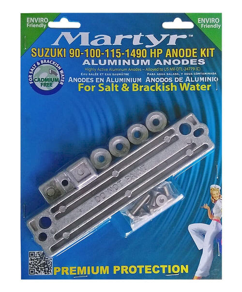 Suzuki 90-100-115-1490hp Martyr CMP Group Z90140KITA Anodes Kit