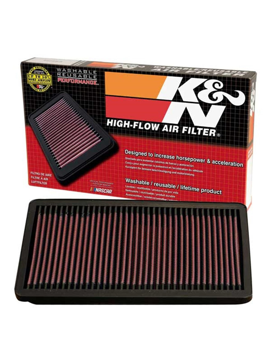 K&N Engine Air Filter: Premium, Reusable, Washable, Clean Every 75,000 Miles, Replacement Car Air Filter: Compatible with 1998-2003 HONDA (Accord VII, Accord), 33-2124