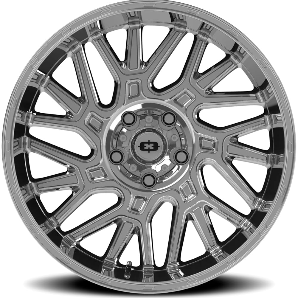 20x9 Vision 404 Brawl Chrome Wheel Rim +12mm 20 Inch