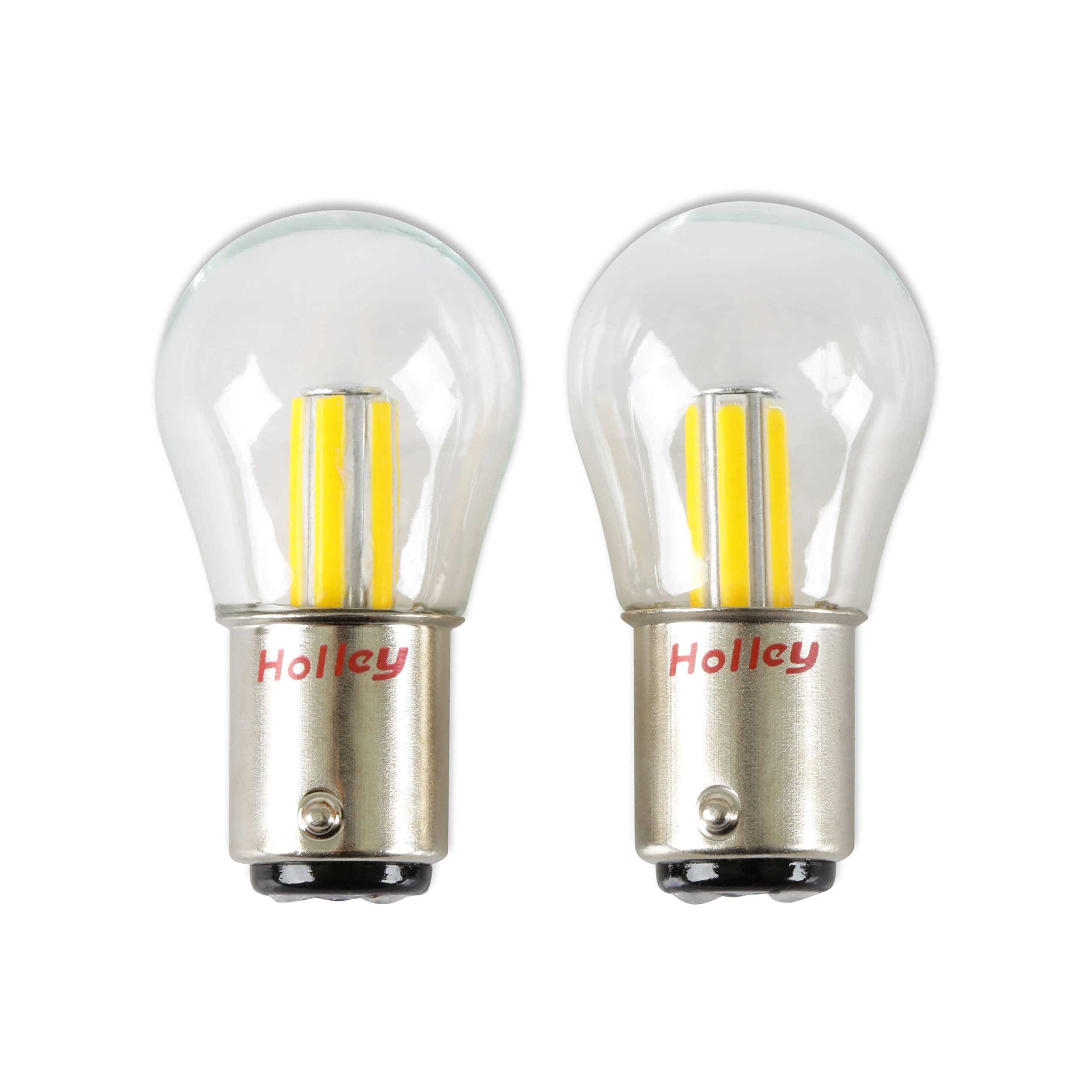 Holley HLED20 RetroBright LED Bulbs - Turn Signal 1157 - Amber - Pair