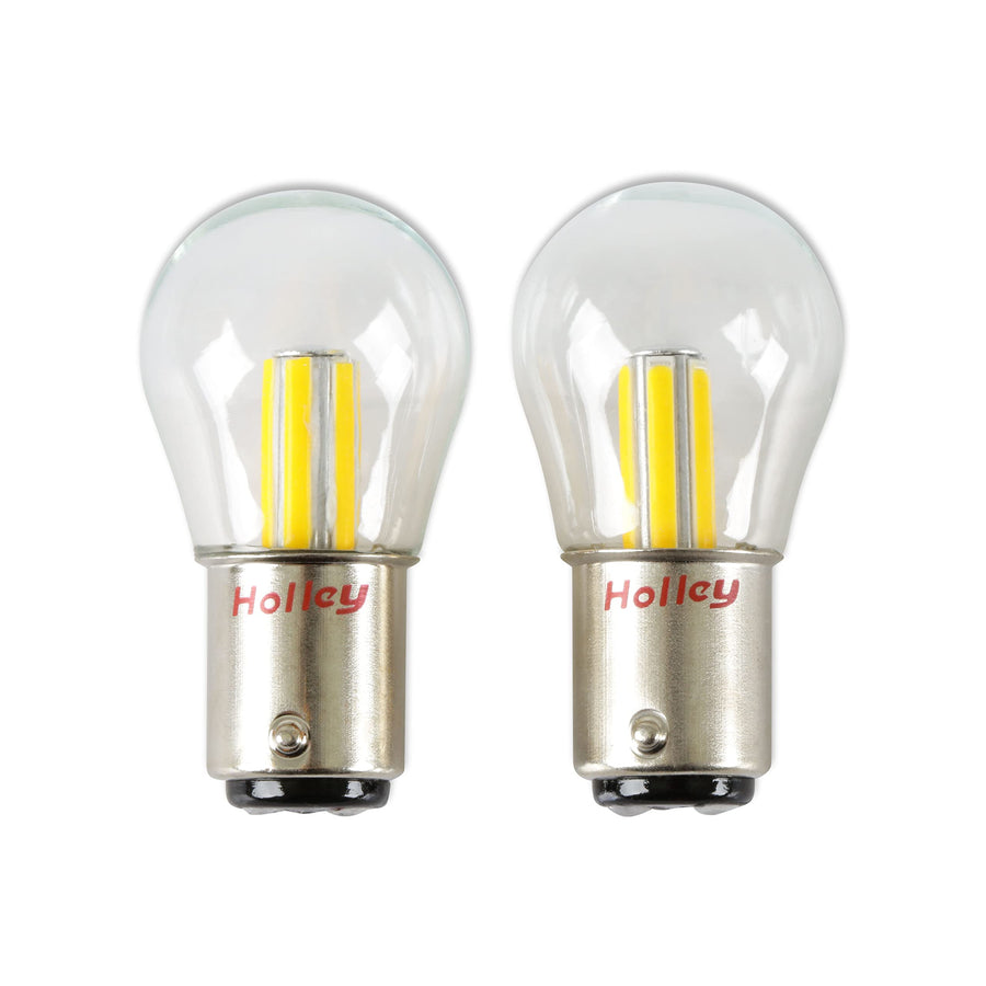Holley HLED20 RetroBright LED Bulbs - Turn Signal 1157 - Amber - Pair