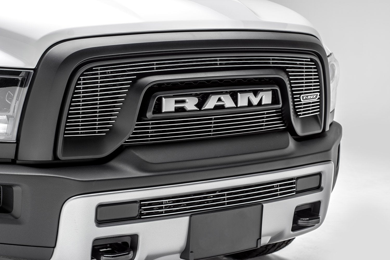 Laser Billet T-Rex Grilles T-Rex Ram Rebel 1500 Polished Laser Billet Grille 6214640, 1 Pack