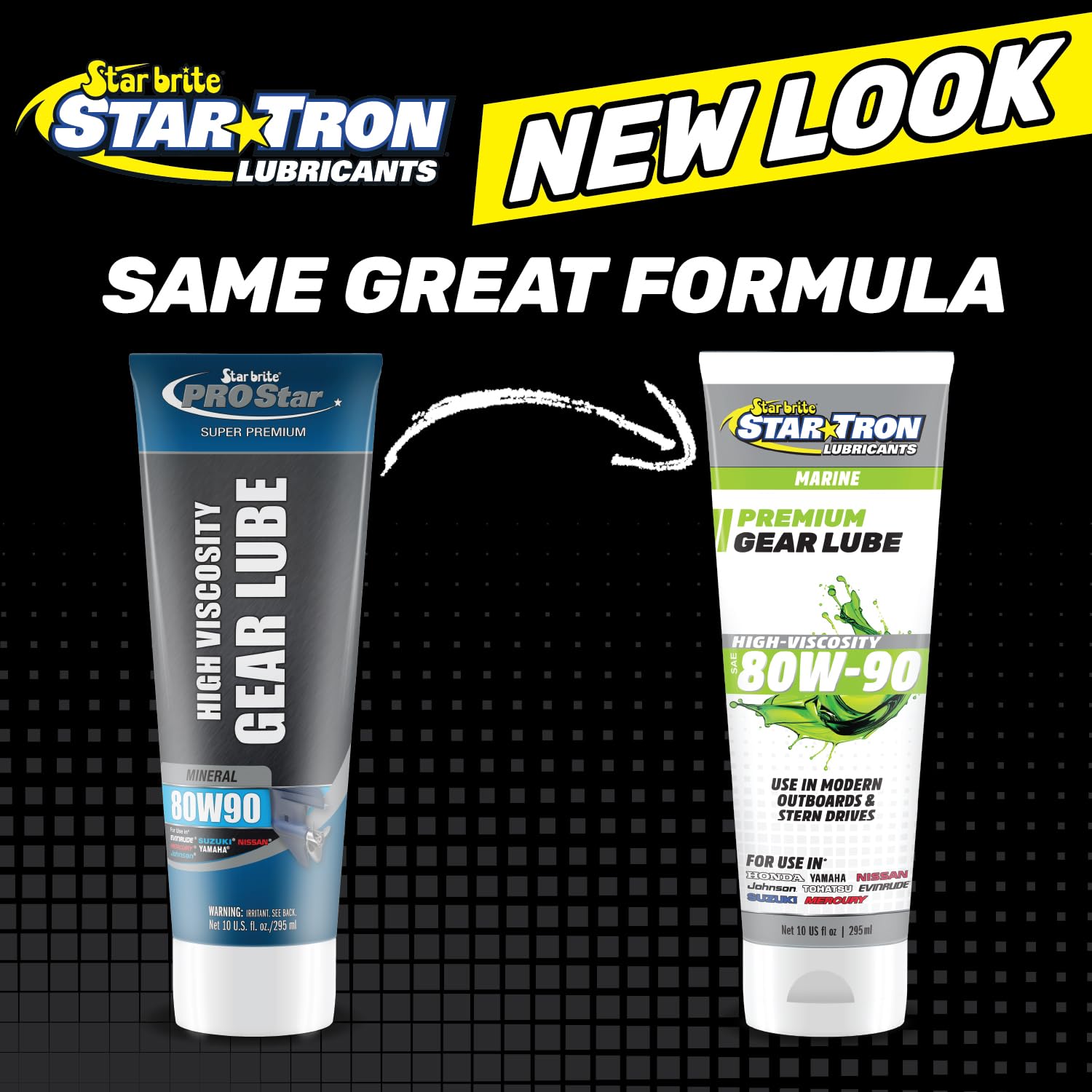 STAR BRITE High Viscosity Star Tron Lower Unit Gear Lube 80W90 - Anti-Wear, Rust & Corrosion Inhibitors, Ideal for Outboard Motors & Stern Drives - 10 OZ (027010)