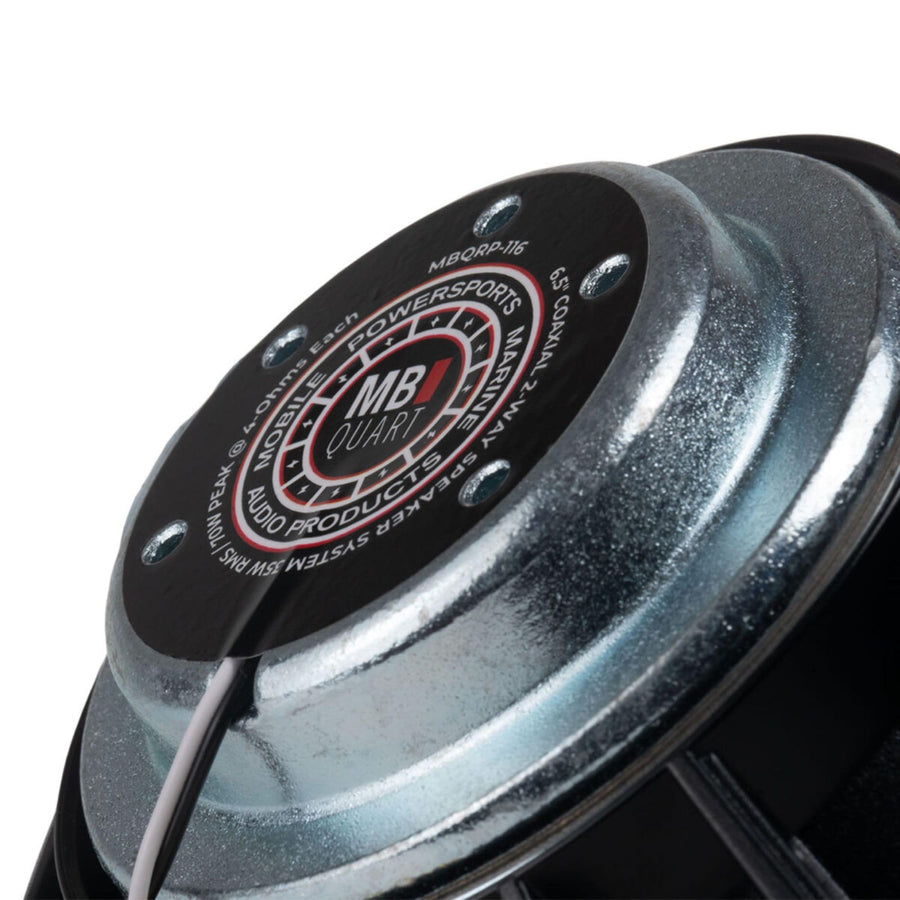 MB Quart 6.5" Enhanced Front/Rear Speaker Enclosures Kit for Polaris RZR Pro XP, Pro R, Turbo R - Durability, Easy Installation, Perfect for Off-Road
