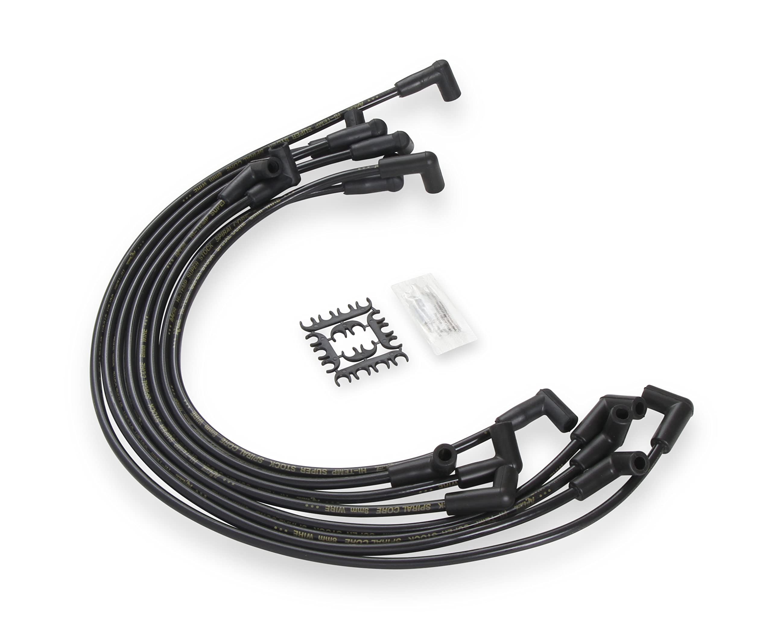 Super Stock ACCEL 5048K Spark Plug Wire Set - 90 Degree Boot - Black