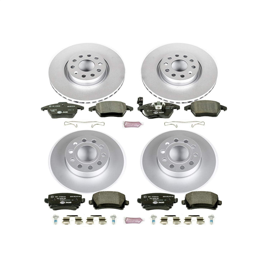 Euro-Stop Brake Kit Power Stop ESK5363 For Audi A3 2008, Volkswagen Jetta 2006-2010 [Model Specific]