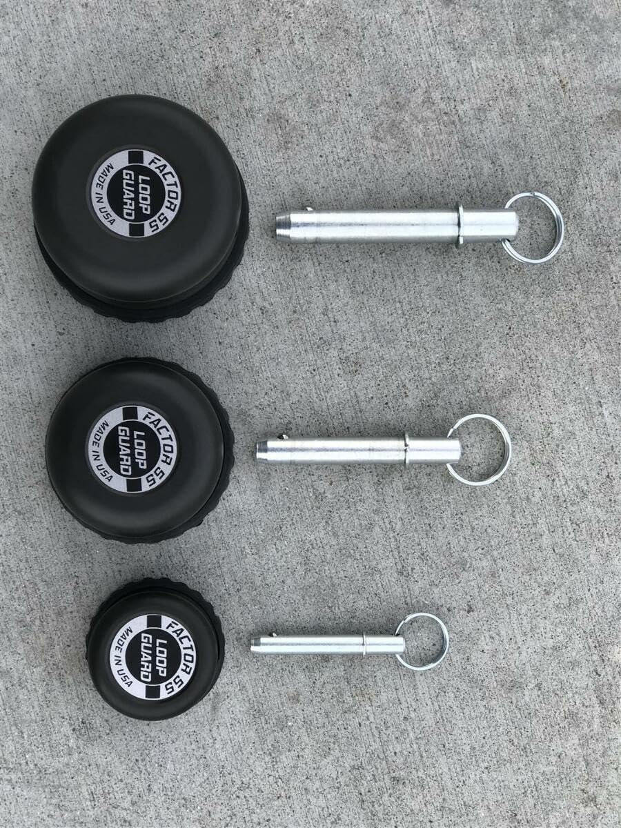 Loop Guard Factor 55 Standard (Truck/SUV), Fits Steel Cable/Rope to 7/16 Diameter - Gray