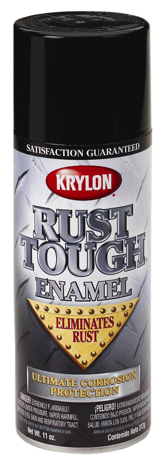 Rust Tough Flat Black Enamel Aerosol 9218 [Set of 6]