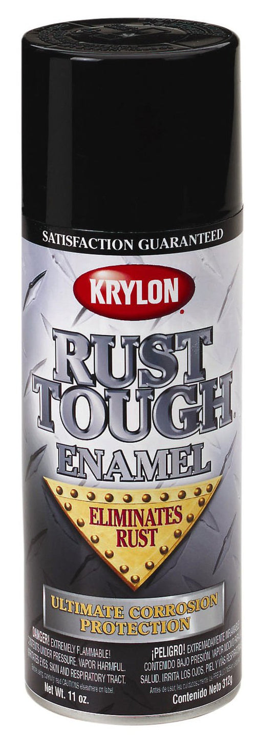 Rust Tough Flat Black Enamel Aerosol 9218 [Set of 6]