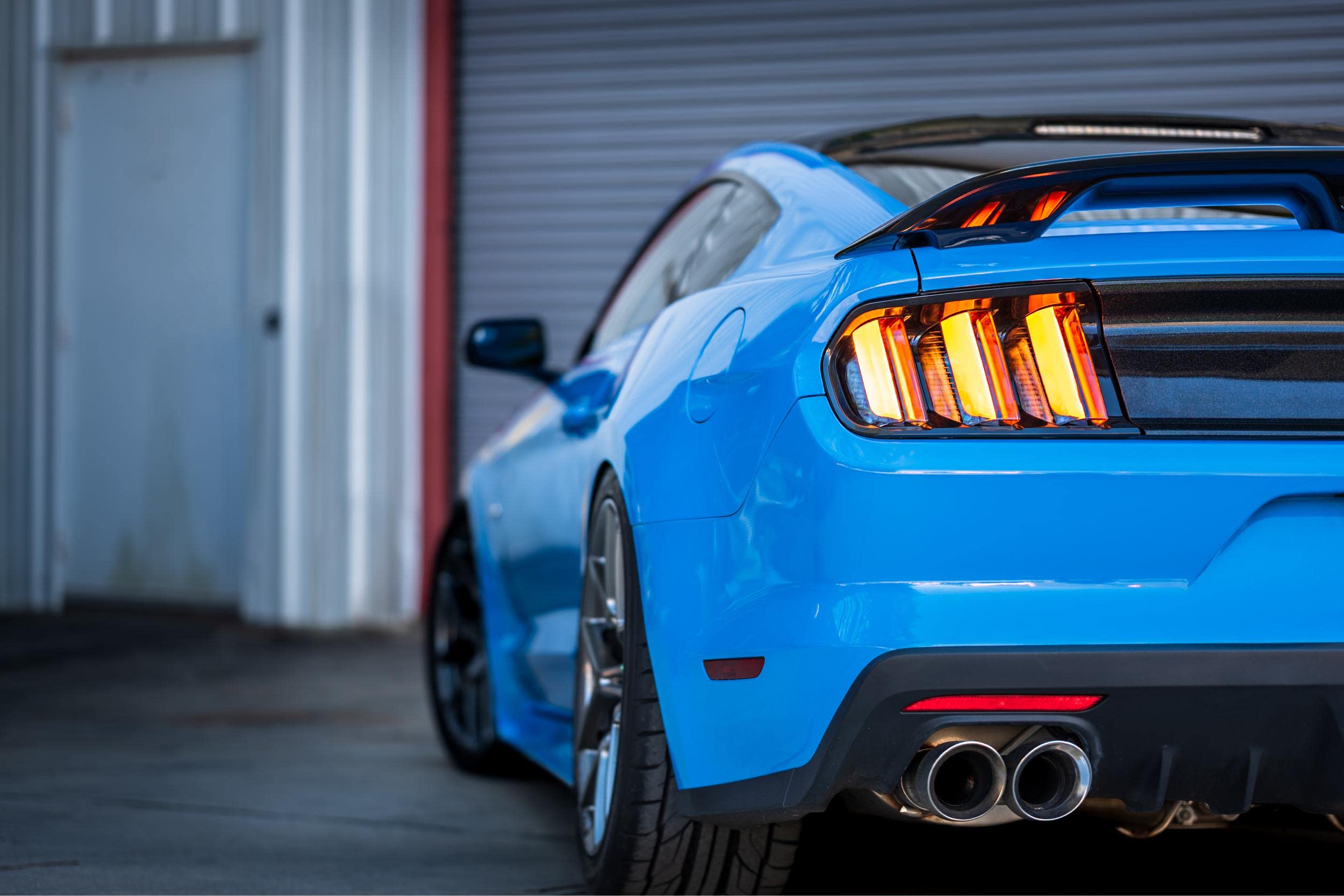 Morimoto Taillights XB LED Fits Ford Mustang 15-22, Plug and Play Assemblies with Amber Turn Signal (LF425)
