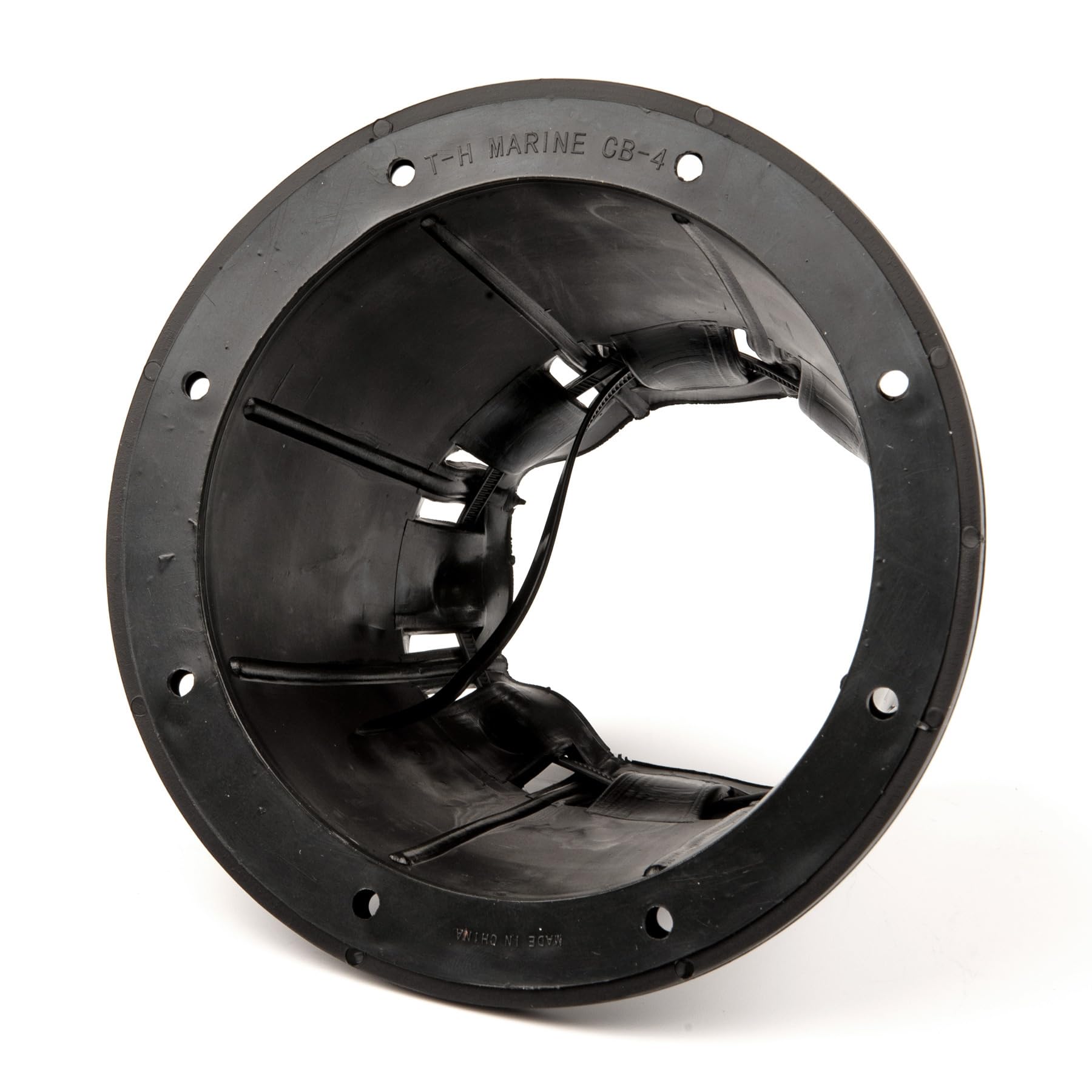 Marine Cable Boot T-H Marine - 4.5", Black Durable Waterproof Vinyl Cable Protector with Reinforcing Ring for Easy Installation, UV Resistant, Secure Fit for Boat Wiring Solutions