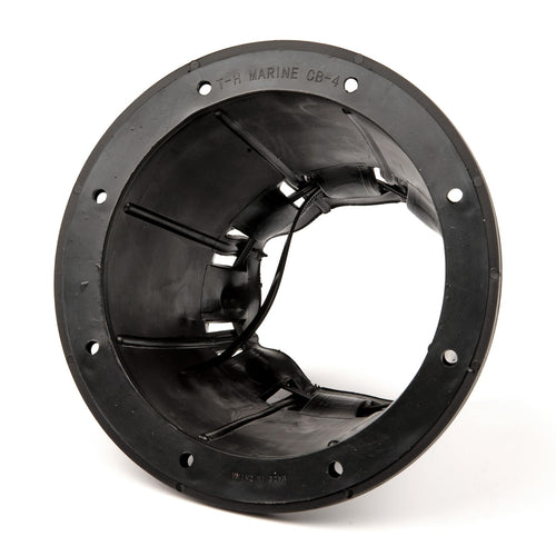 Marine Cable Boot T-H Marine - 4.5", Black Durable Waterproof Vinyl Cable Protector with Reinforcing Ring for Easy Installation, UV Resistant, Secure Fit for Boat Wiring Solutions